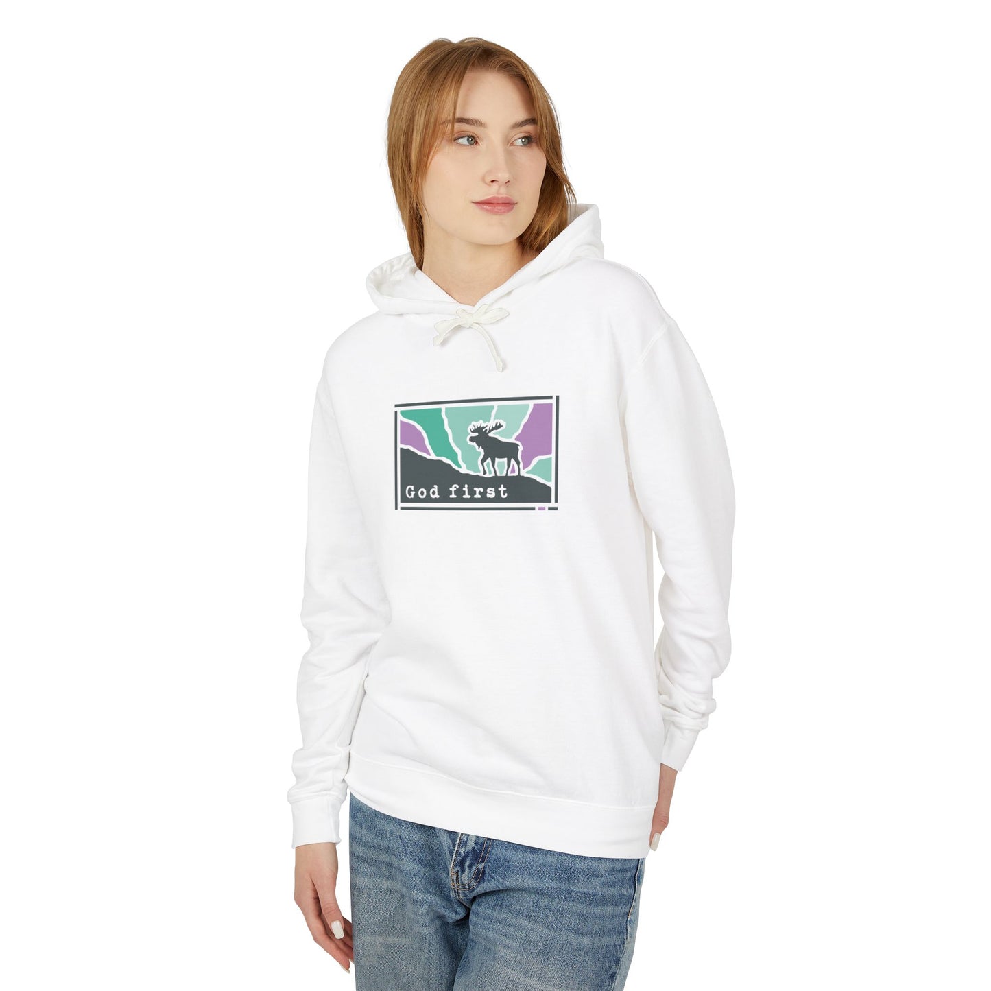Denali National Park - God First - Christian Hoodie
