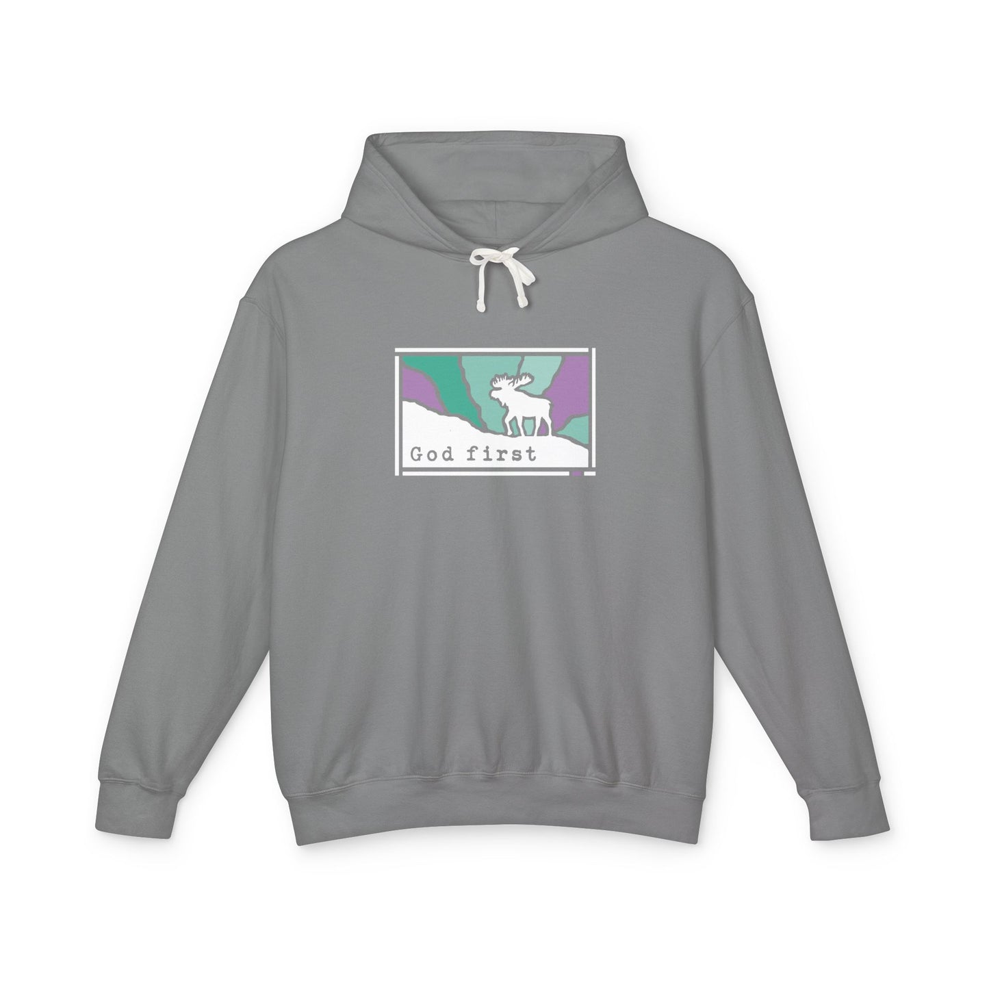 Denali National Park - God First - Christian Hoodie (Version 2)