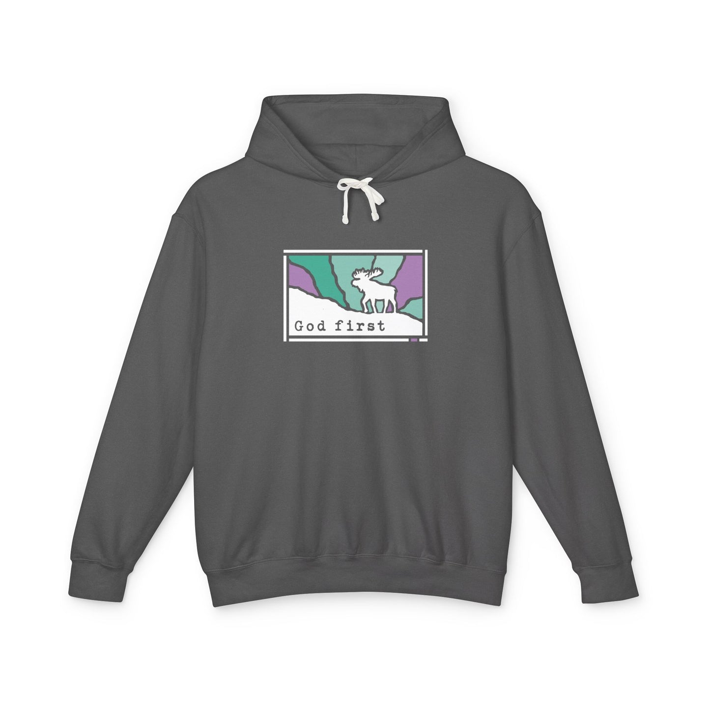 Denali National Park - God First - Christian Hoodie (Version 2)