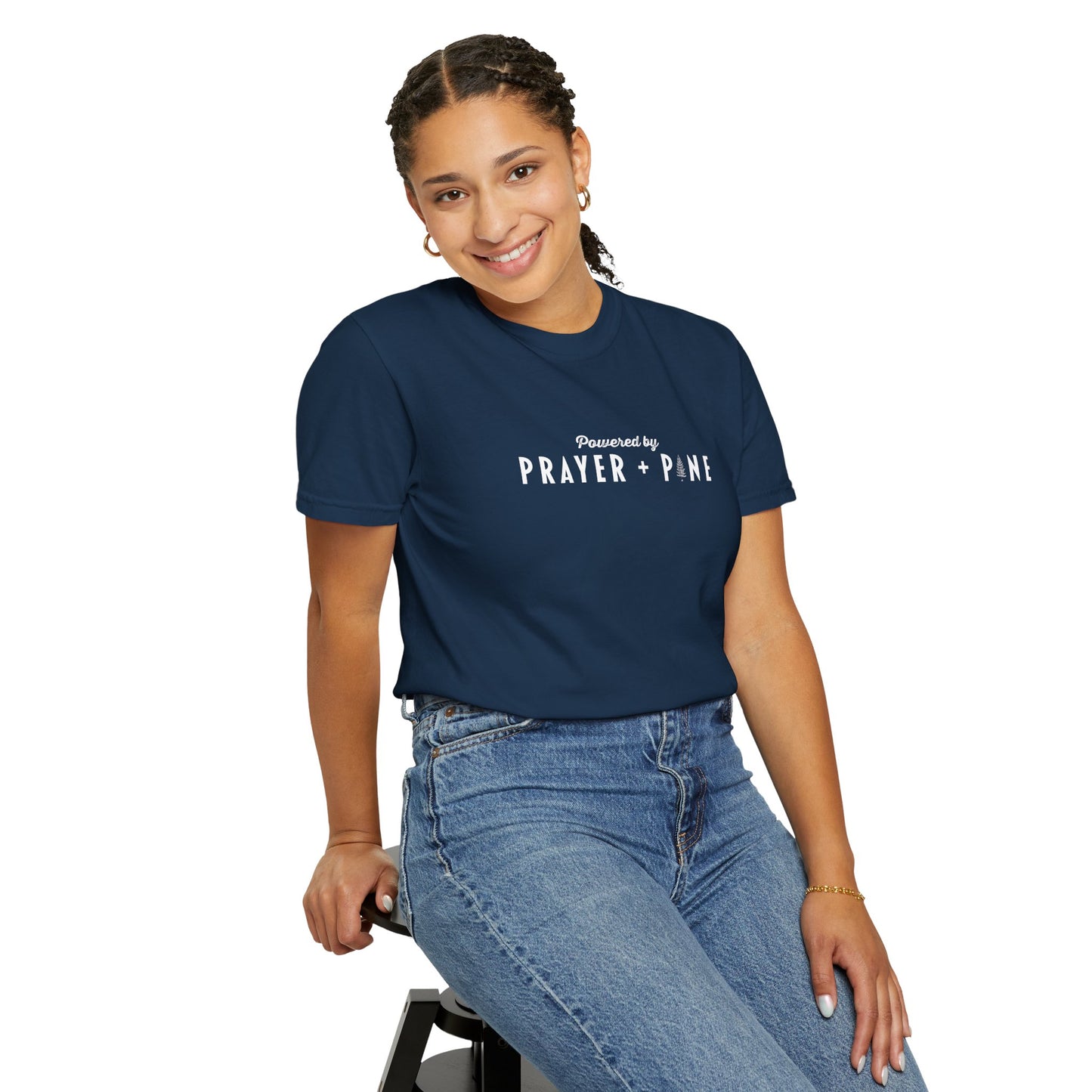 Shepherds Trail - Powered by Prayer + Pine - Christian T-Shirt