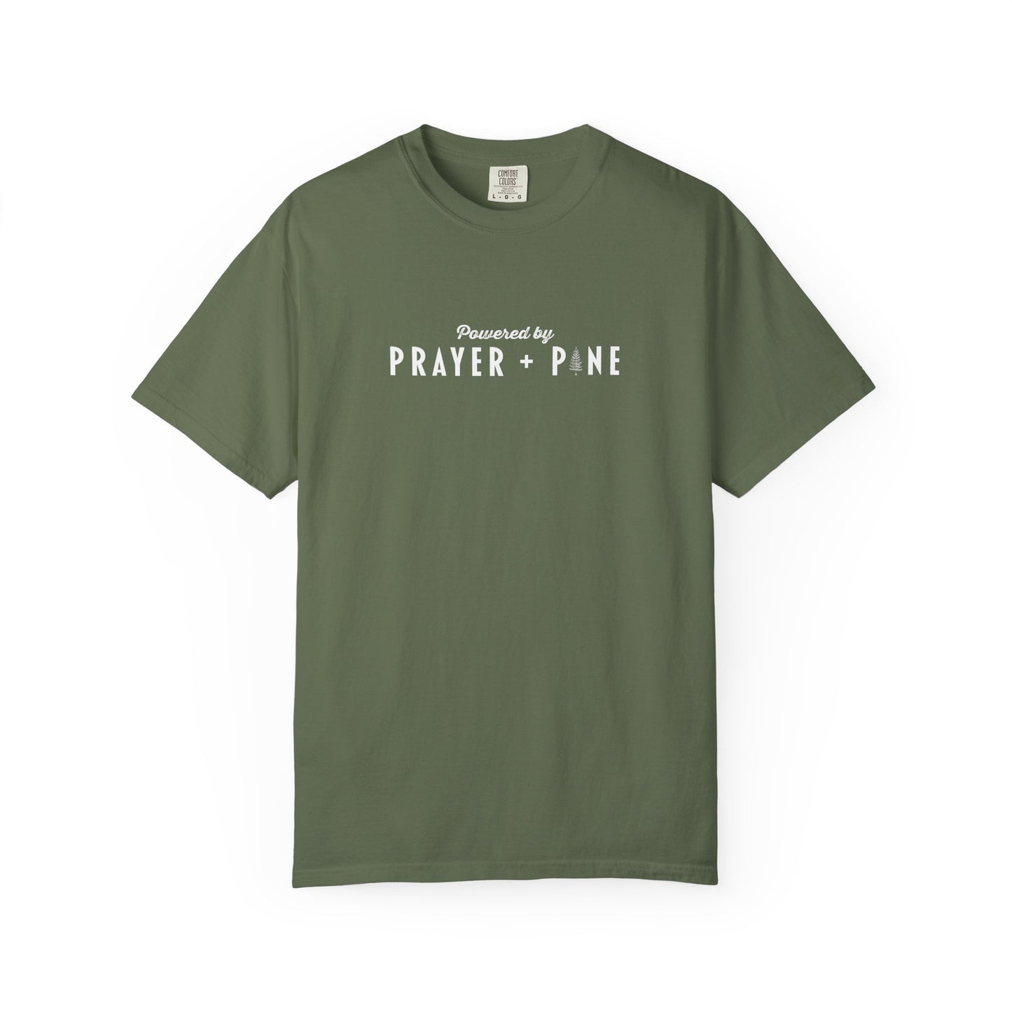 Shepherds Trail - Powered by Prayer + Pine - Christian T-Shirt