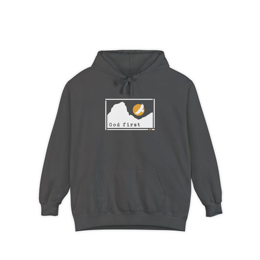 Zion National Park 'God First' Hoodie — Fortified Mountain Fleece