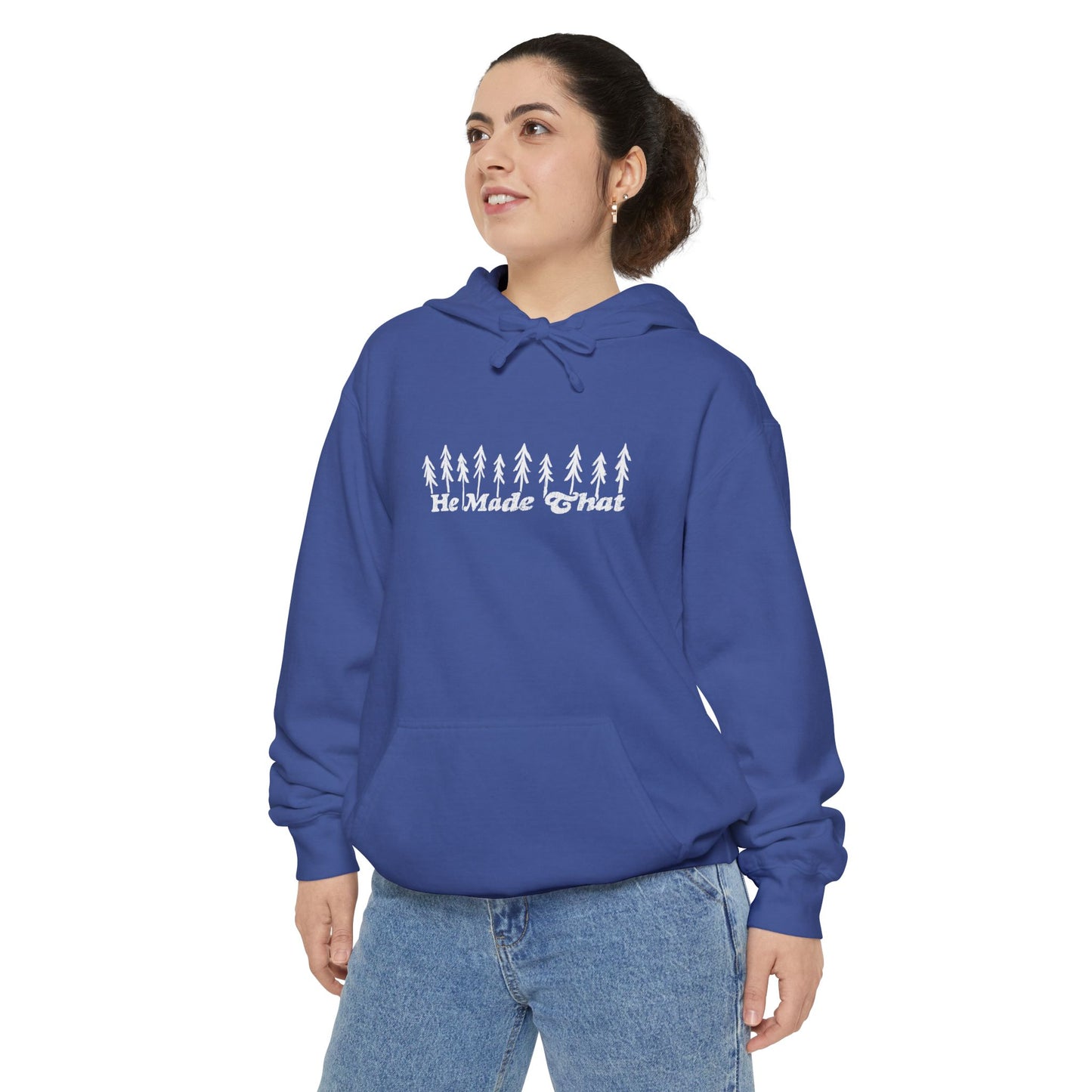 Shepherds Trail "He Made That" Outdoorsy Christian Hoodie