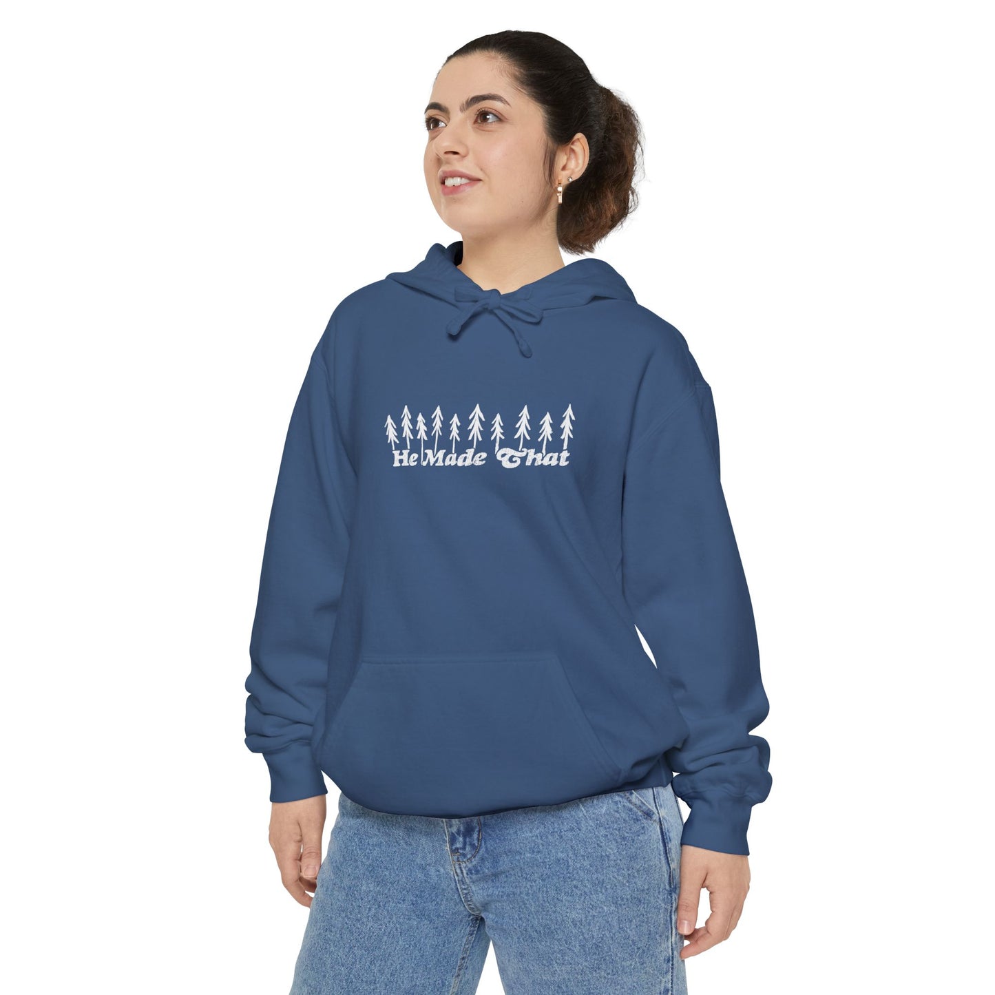 Shepherds Trail "He Made That" Outdoorsy Christian Hoodie