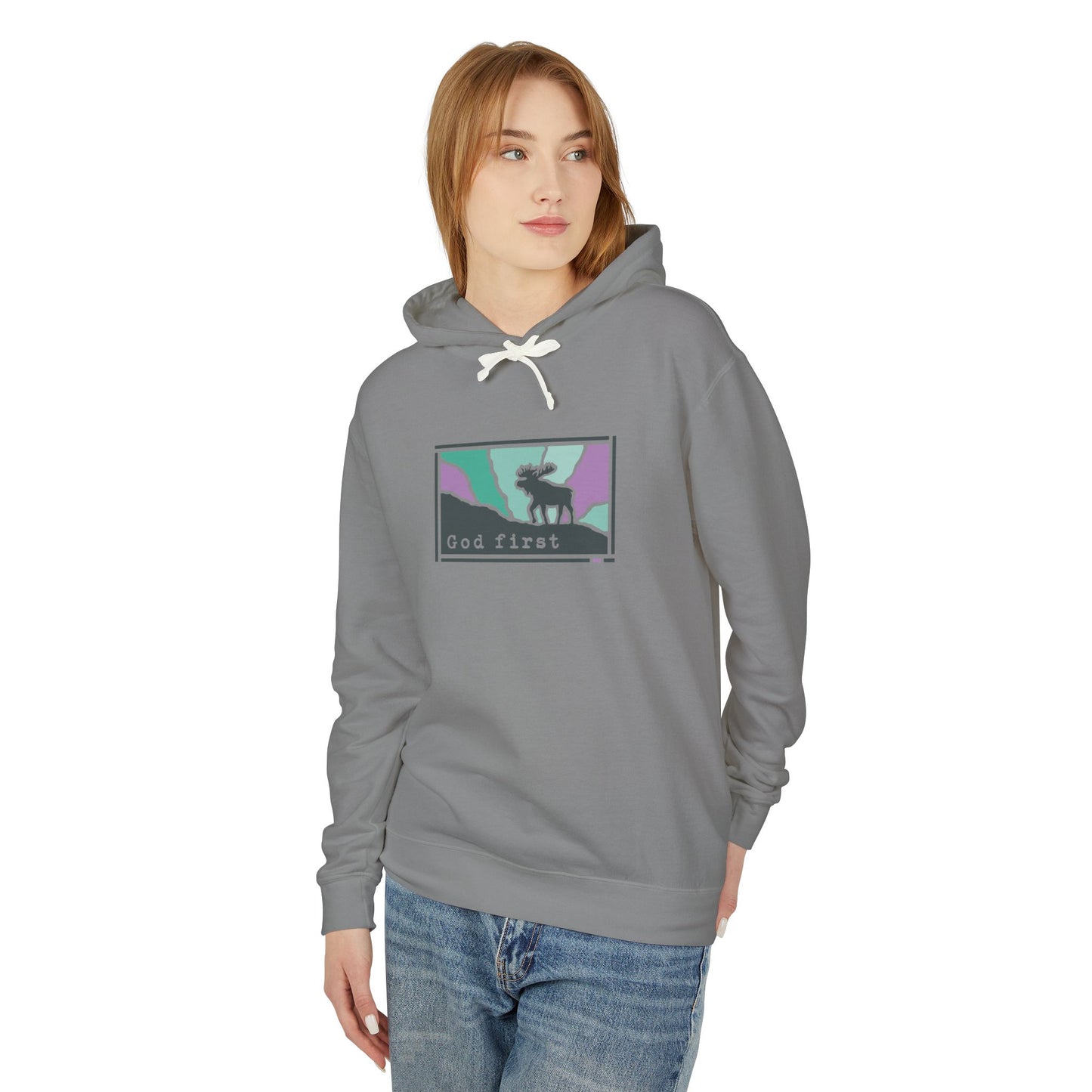 Denali National Park - God First - Christian Hoodie