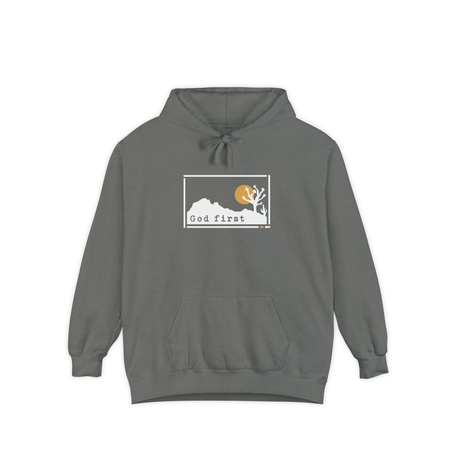 Joshua Tree National Park - God First - Christian Hoodie