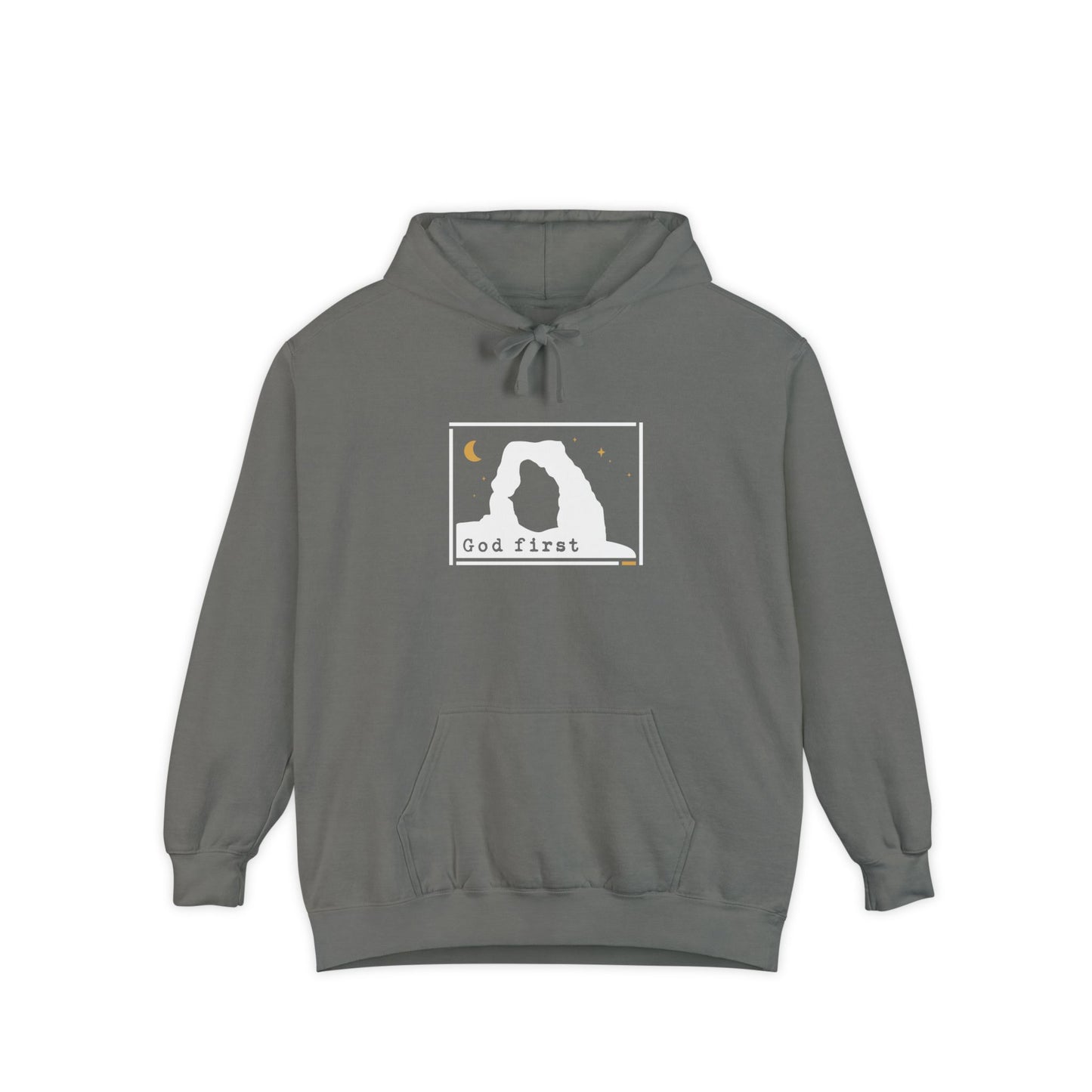 Arches National Park - God First - Christian Hoodie