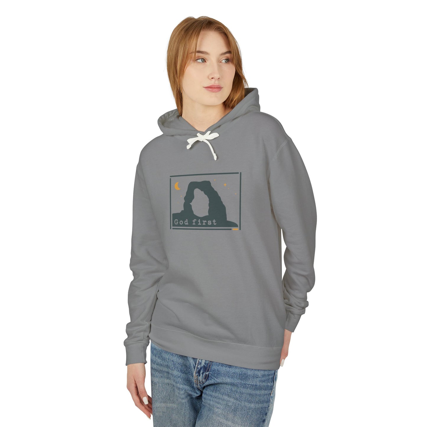 Arches National Park - God First - Christian Hoodie