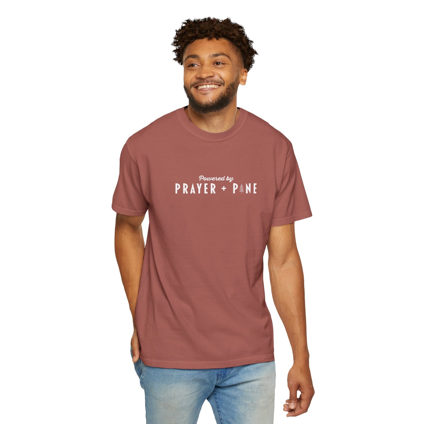 Shepherds Trail - Powered by Prayer + Pine - Christian T-Shirt