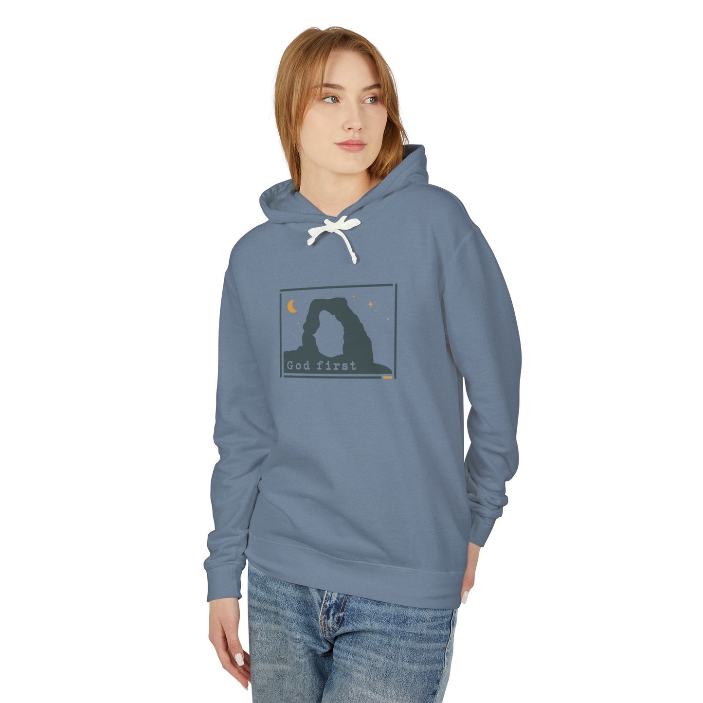 Arches National Park - God First - Christian Hoodie