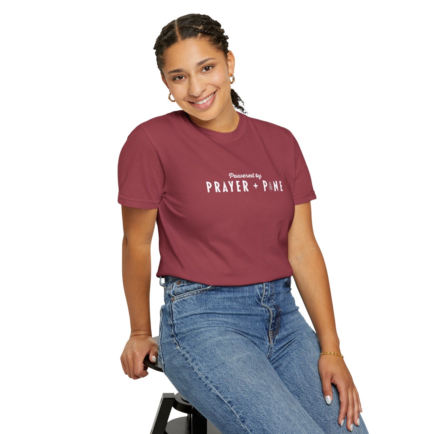 Shepherds Trail - Powered by Prayer + Pine - Christian T-Shirt