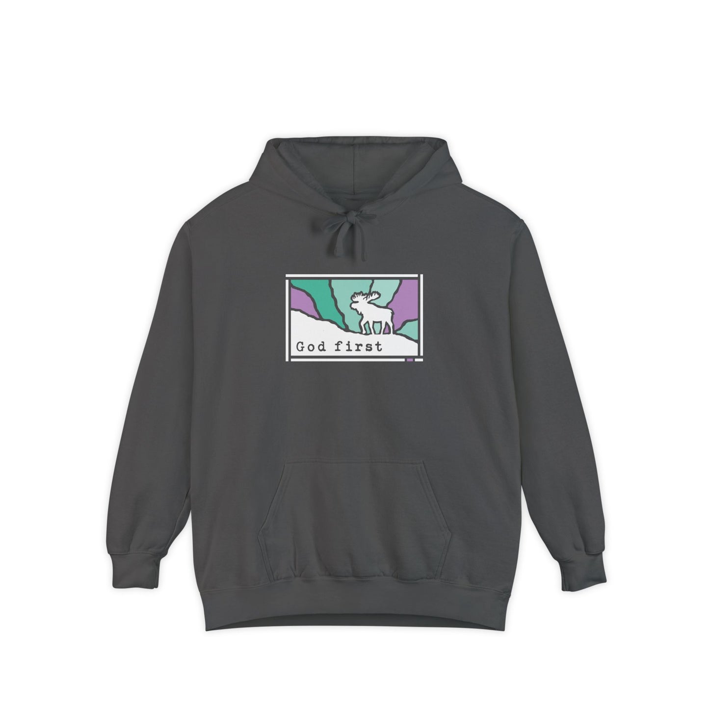 Denali National Park - God First - Christian Hoodie