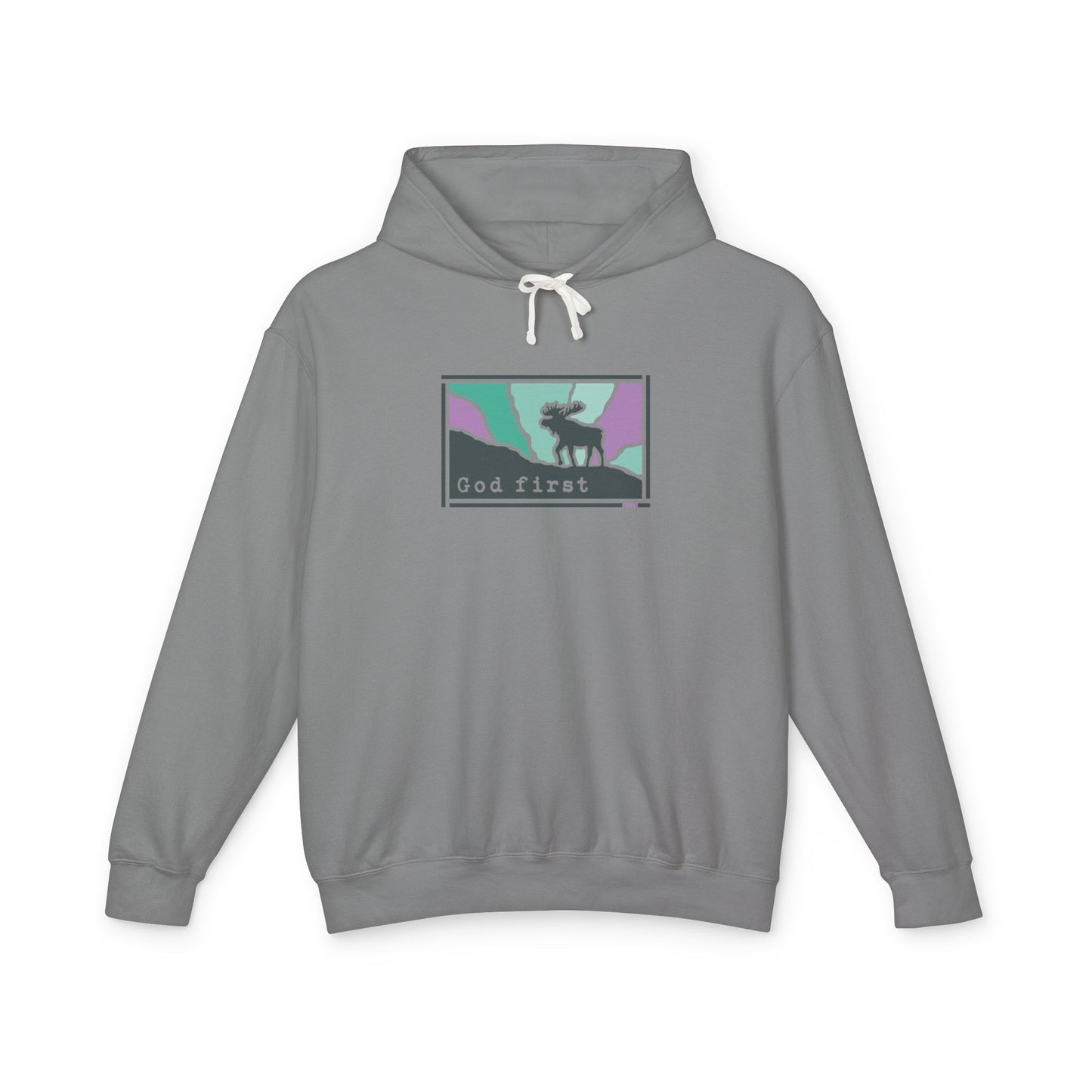Denali National Park - God First - Christian Hoodie