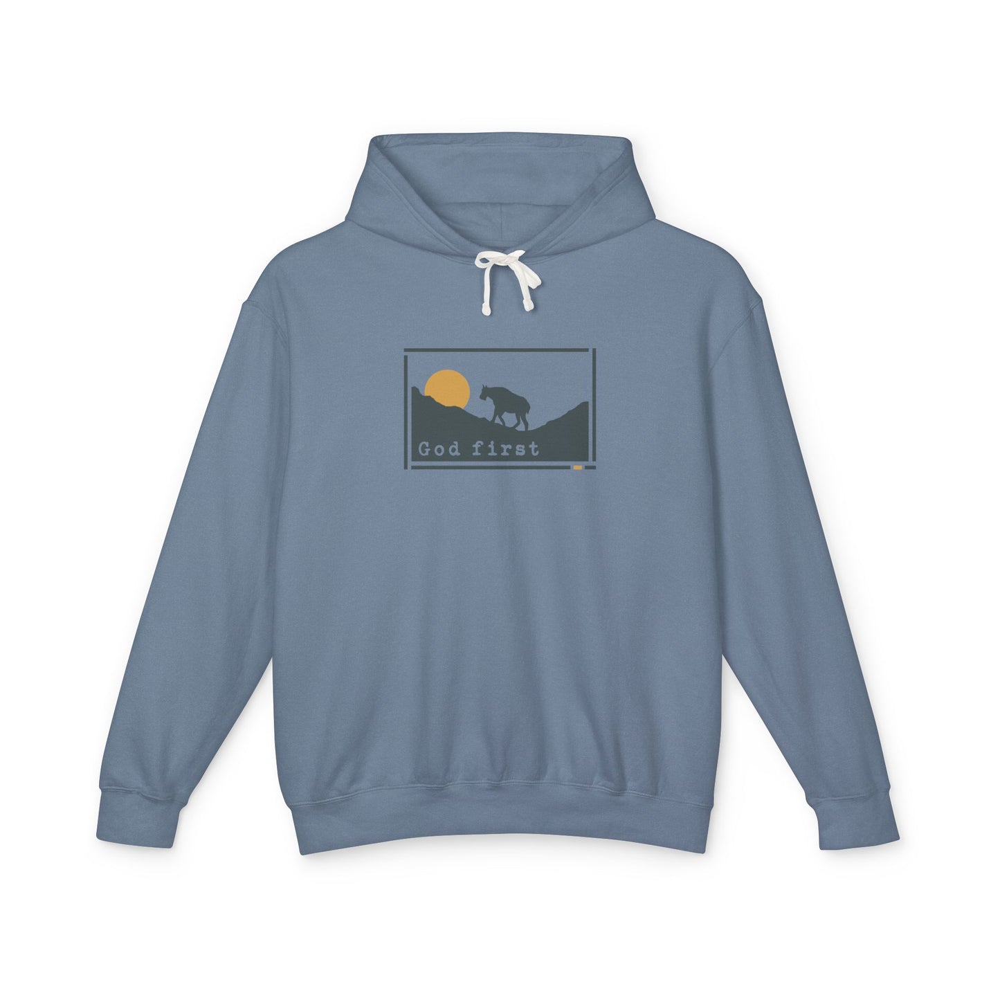 Glacier National Park - God First - Christian Hoodie