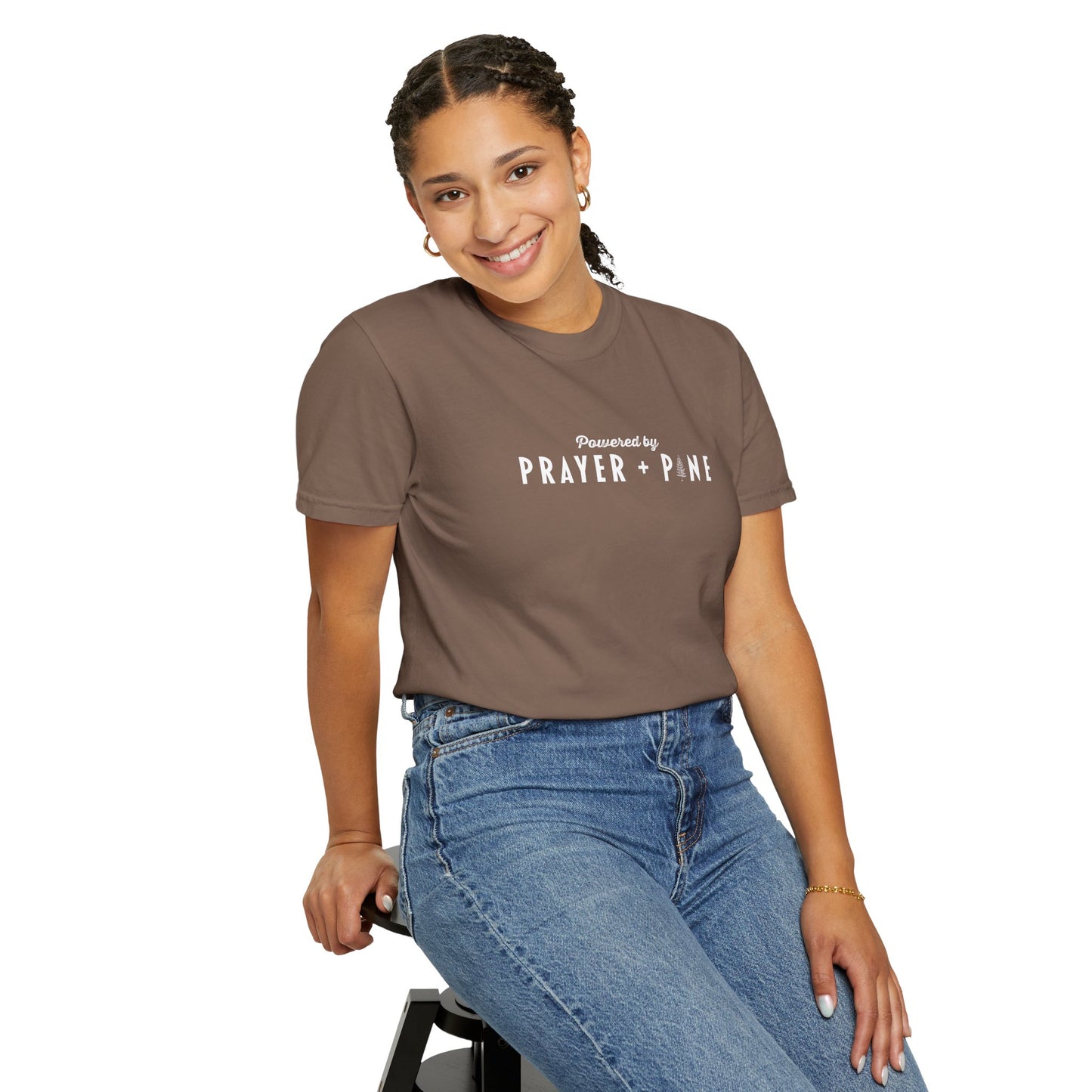 Shepherds Trail - Powered by Prayer + Pine - Christian T-Shirt