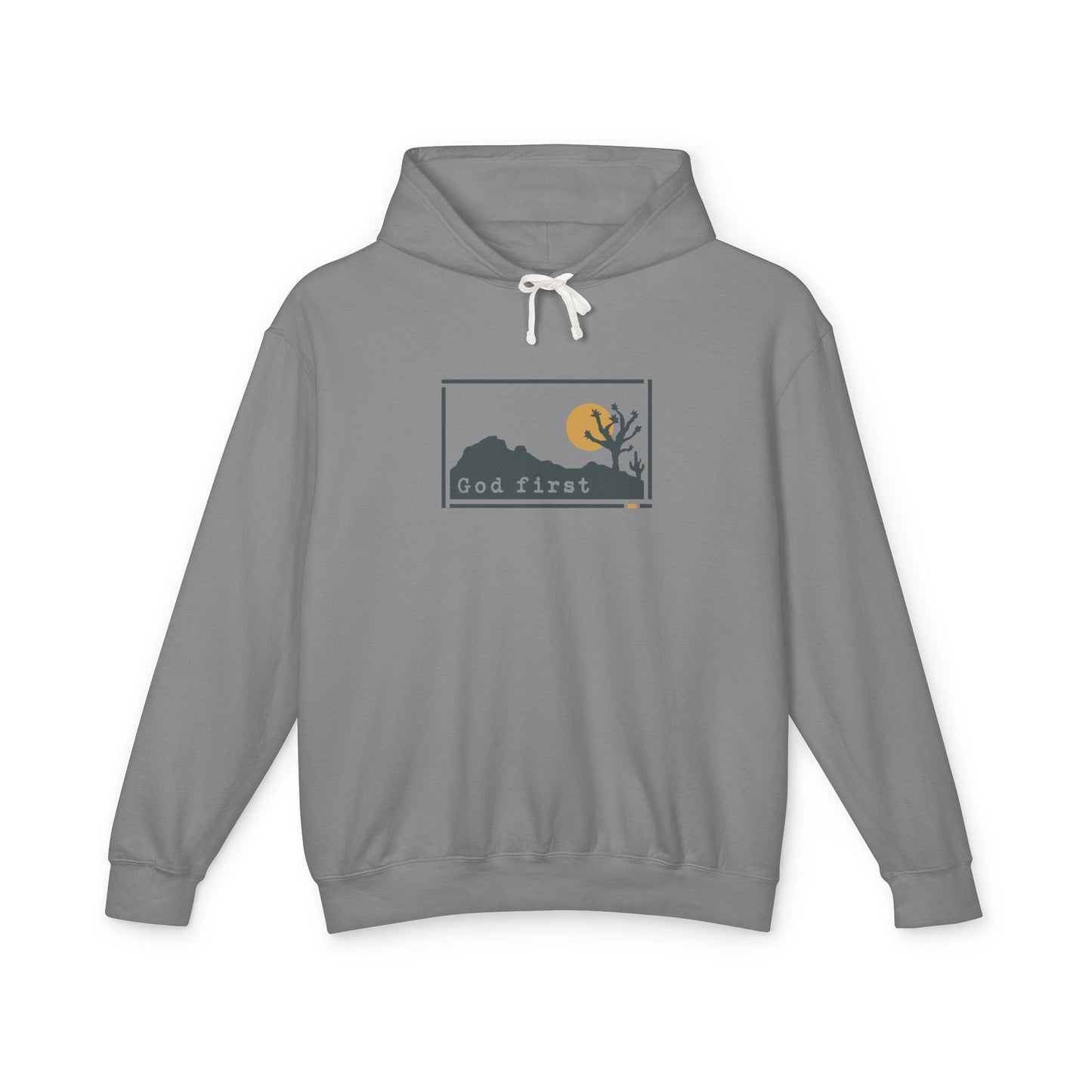 Joshua Tree National Park - God First - Christian Hoodie