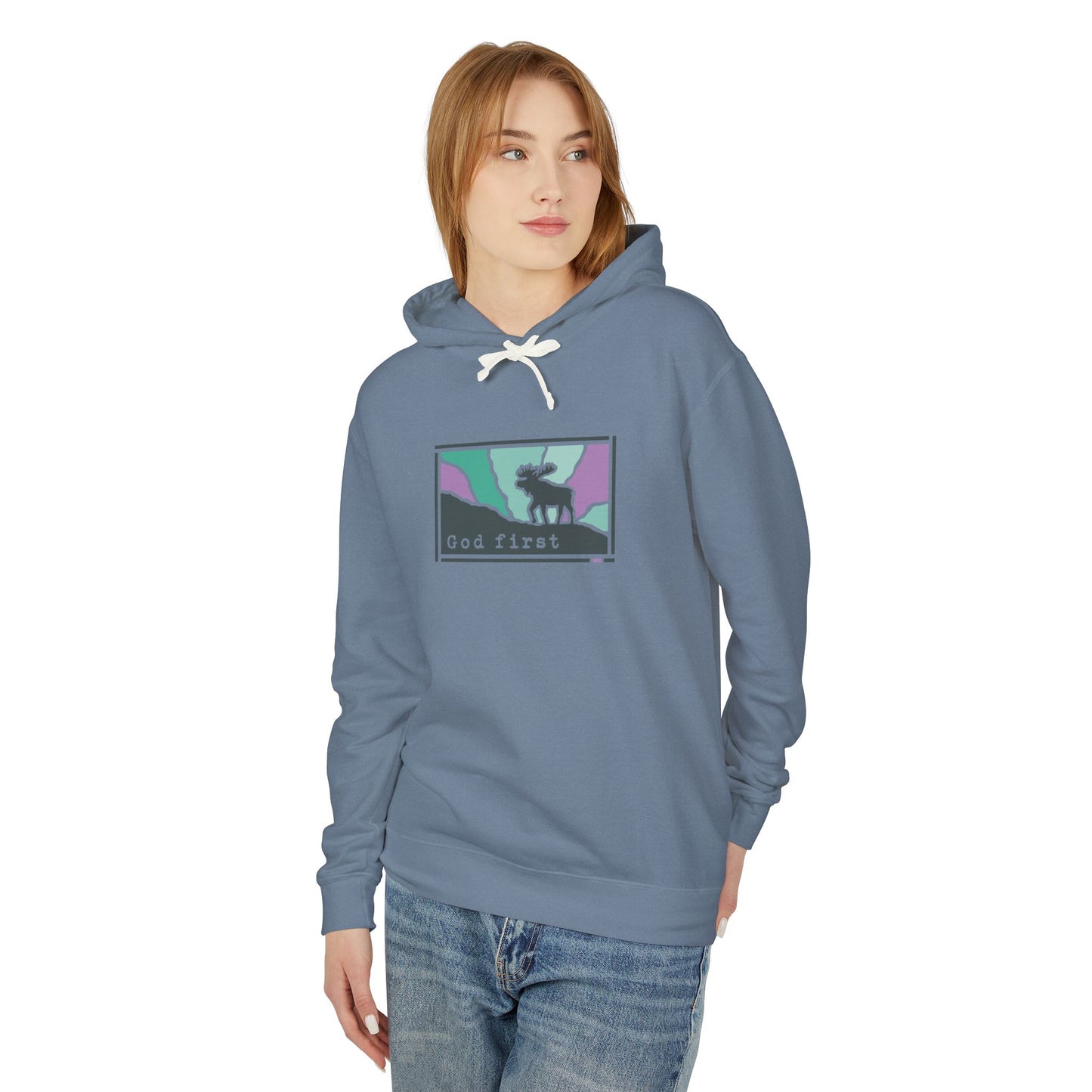 Denali National Park - God First - Christian Hoodie