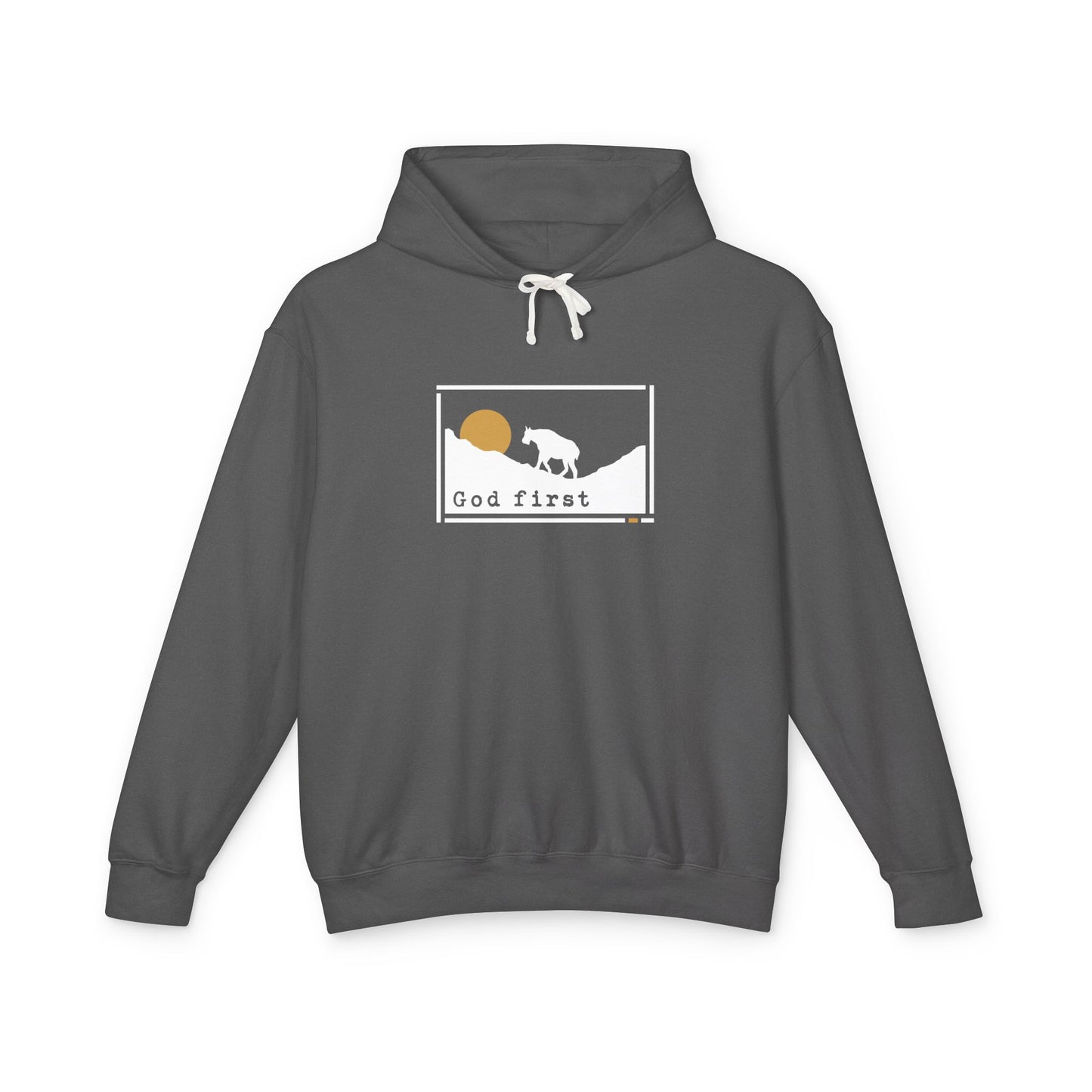 Glacier National Park - God First - Christian Hoodie (Version 2)