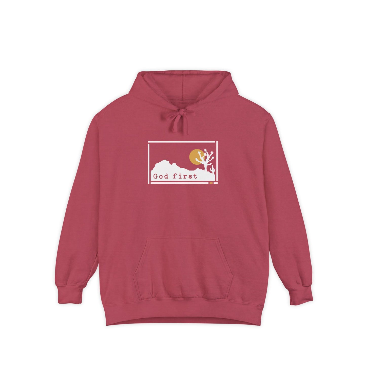 Joshua Tree National Park - God First - Christian Hoodie