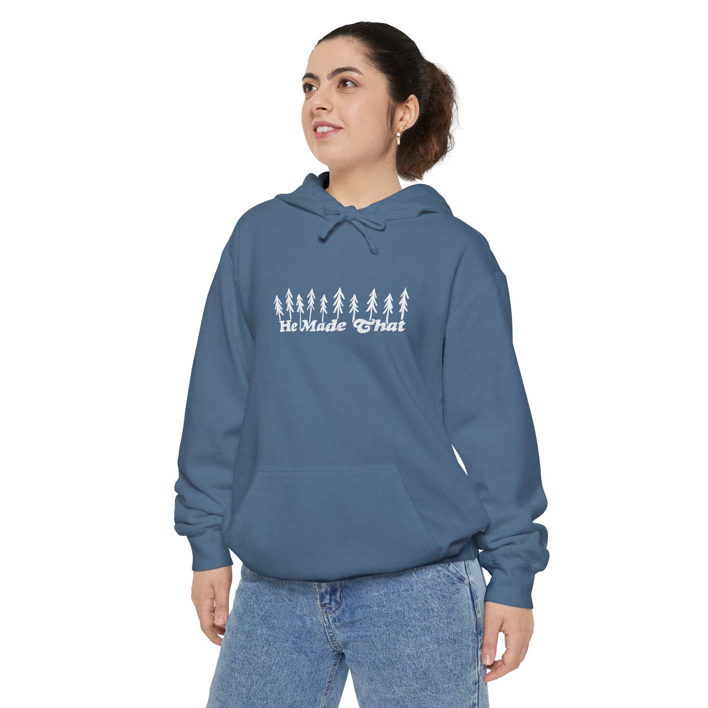 Shepherds Trail "He Made That" Outdoorsy Christian Hoodie