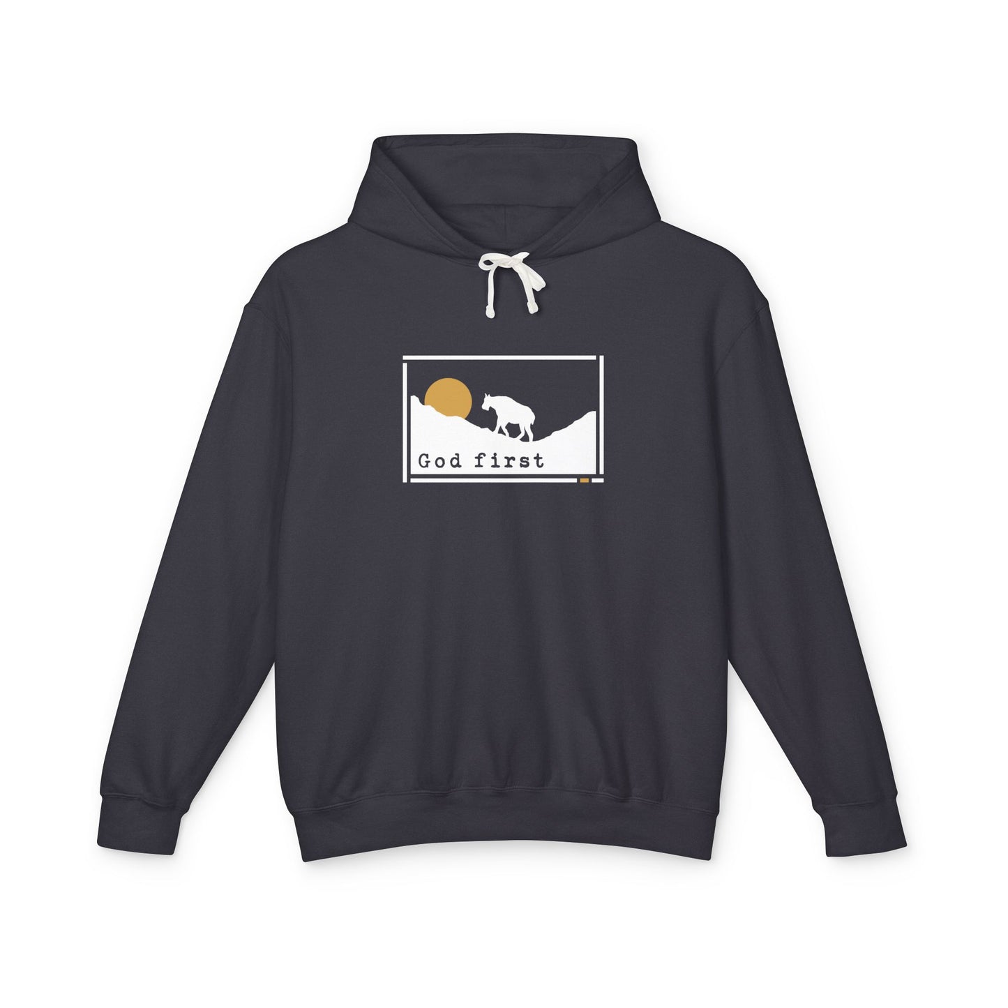 Glacier National Park - God First - Christian Hoodie (Version 2)