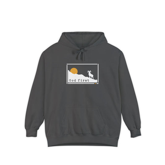 Rocky Mountain National Park 'God First' Hoodie — Fortified Mountain Fleece
