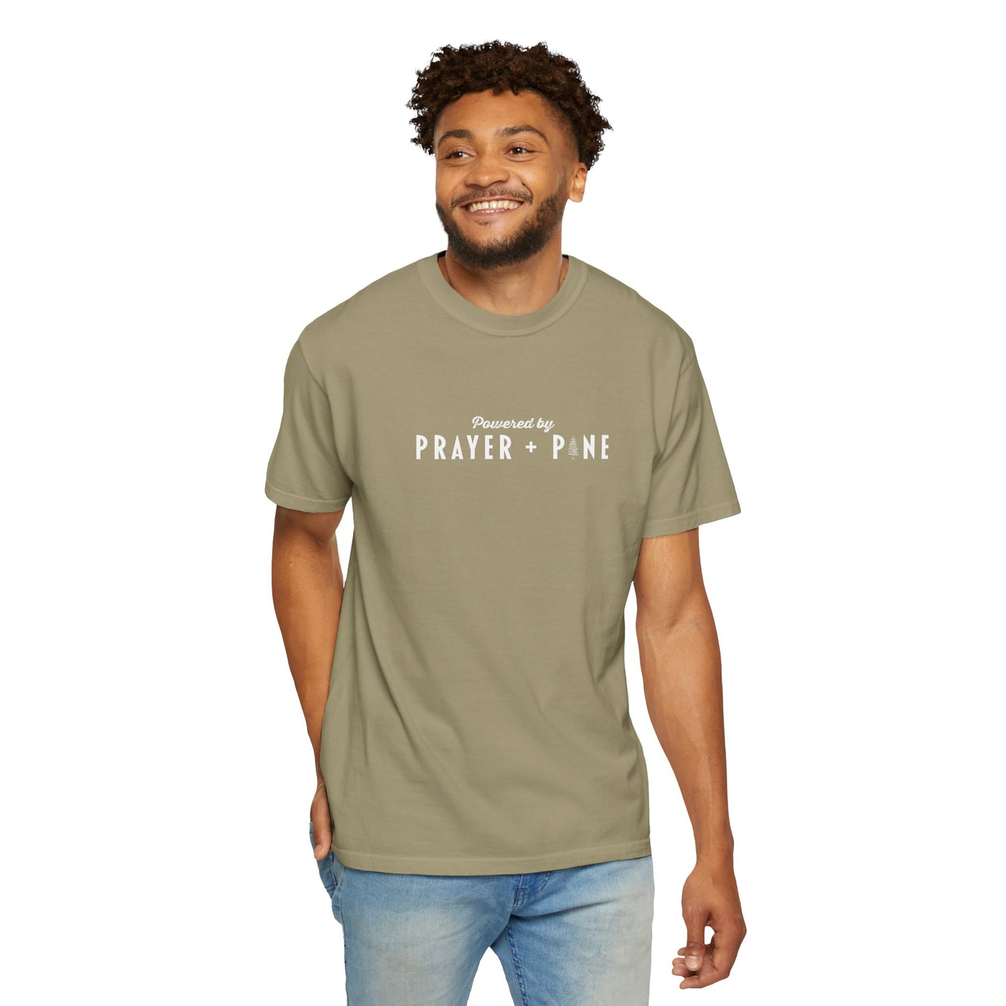 Shepherds Trail - Powered by Prayer + Pine - Christian T-Shirt