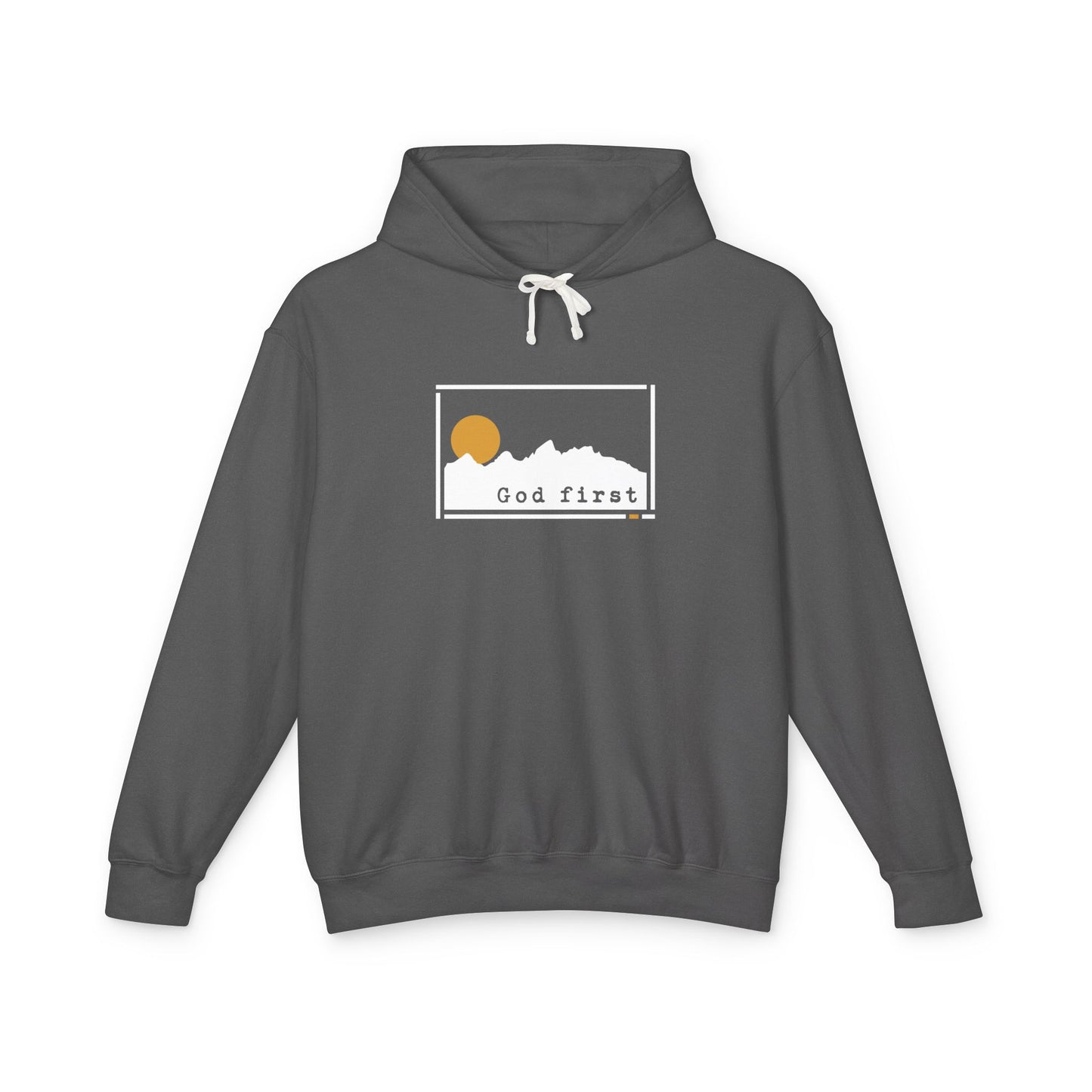 Grand Teton National Park - God First - Christian Hoodie (Version 2)