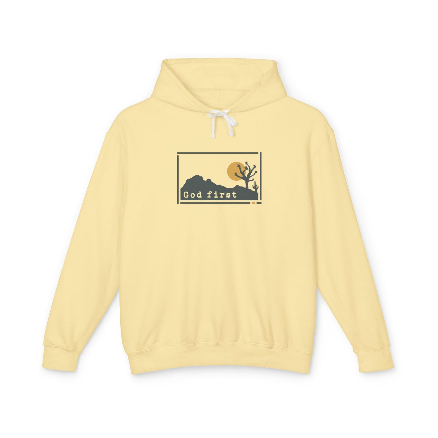 Joshua Tree National Park - God First - Christian Hoodie