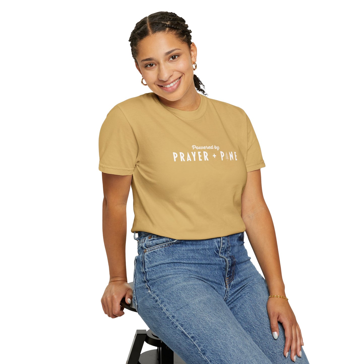 Shepherds Trail - Powered by Prayer + Pine - Christian T-Shirt