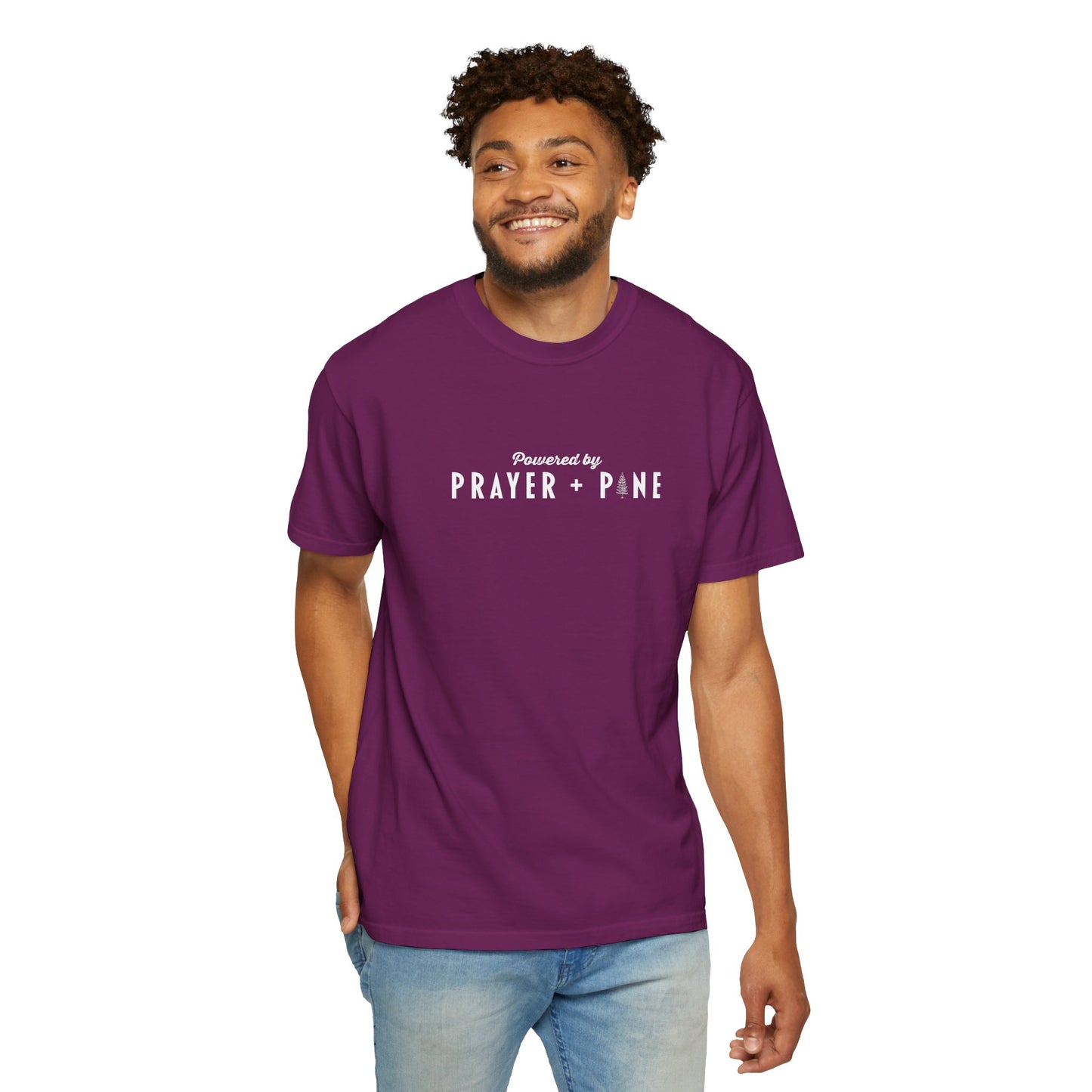 Shepherds Trail - Powered by Prayer + Pine - Christian T-Shirt