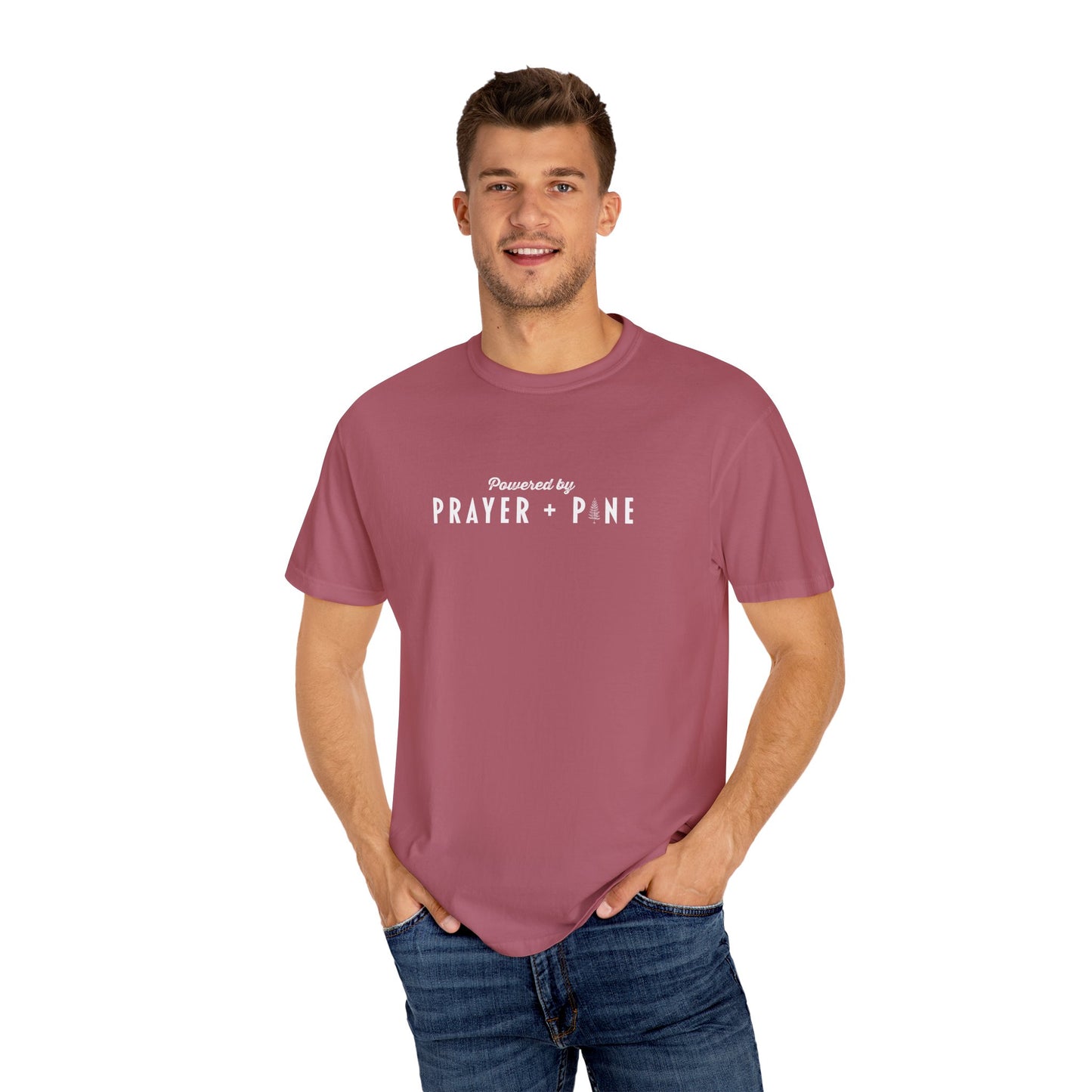 Shepherds Trail - Powered by Prayer + Pine - Christian T-Shirt