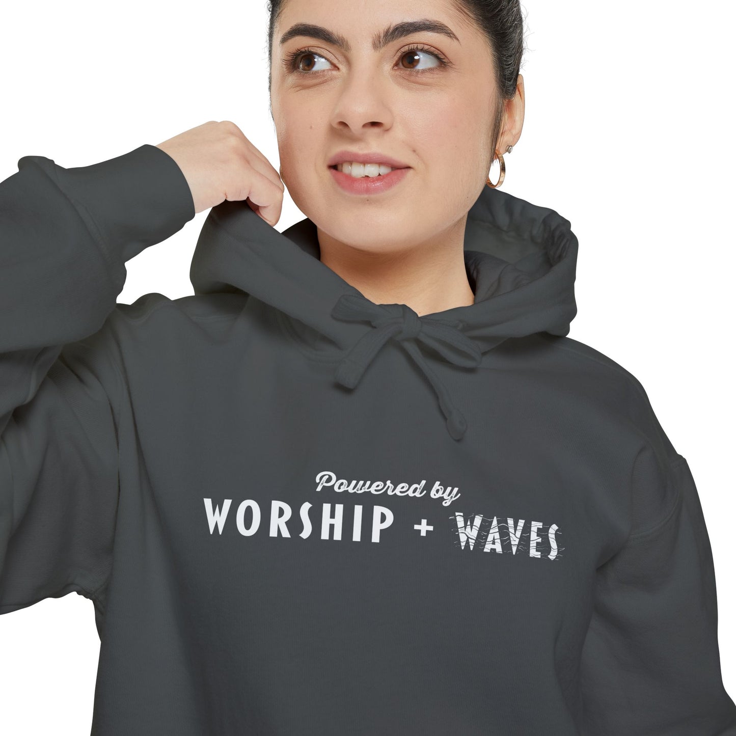 Powered By Series — Worship + Waves Hoodie