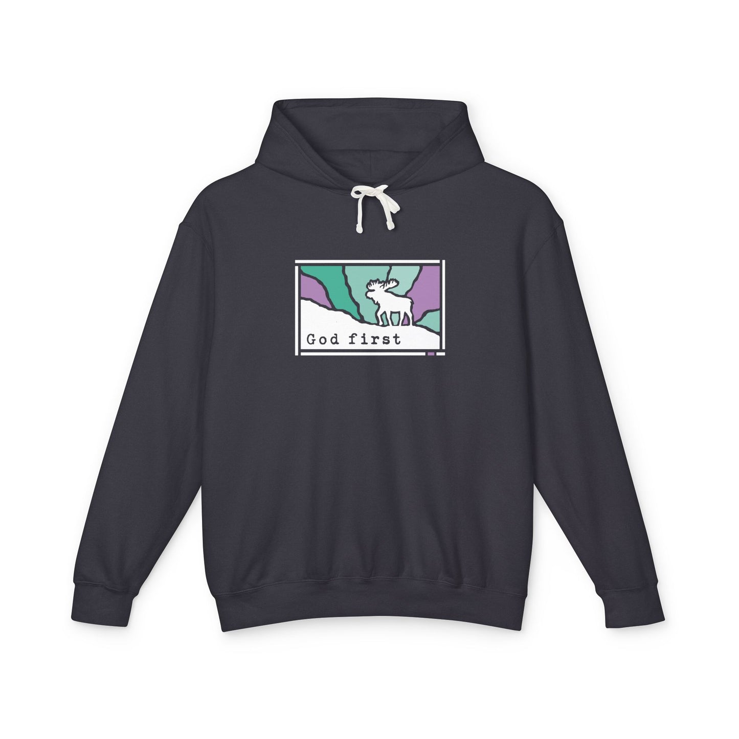 Denali National Park - God First - Christian Hoodie (Version 2)