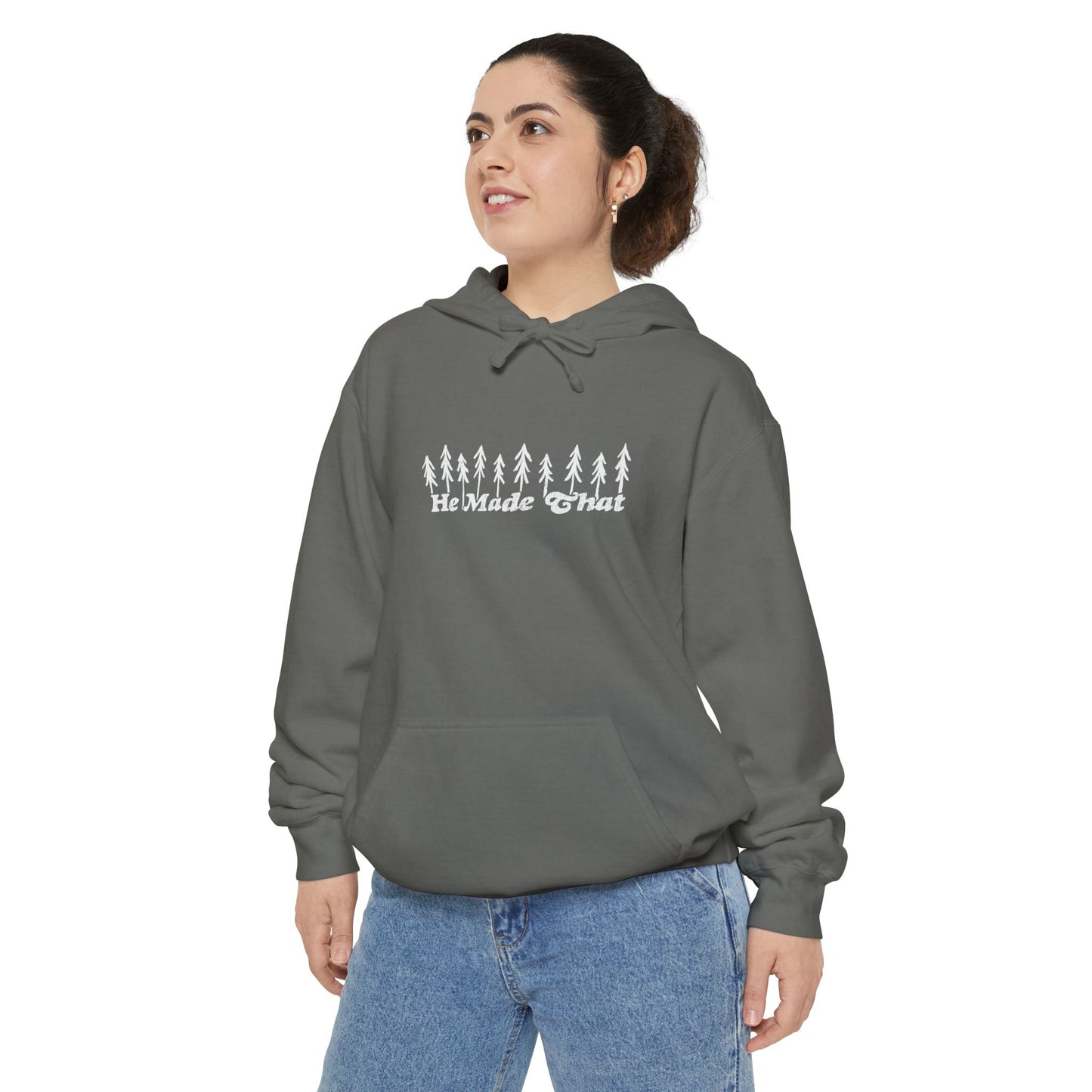 Shepherds Trail "He Made That" Outdoorsy Christian Hoodie