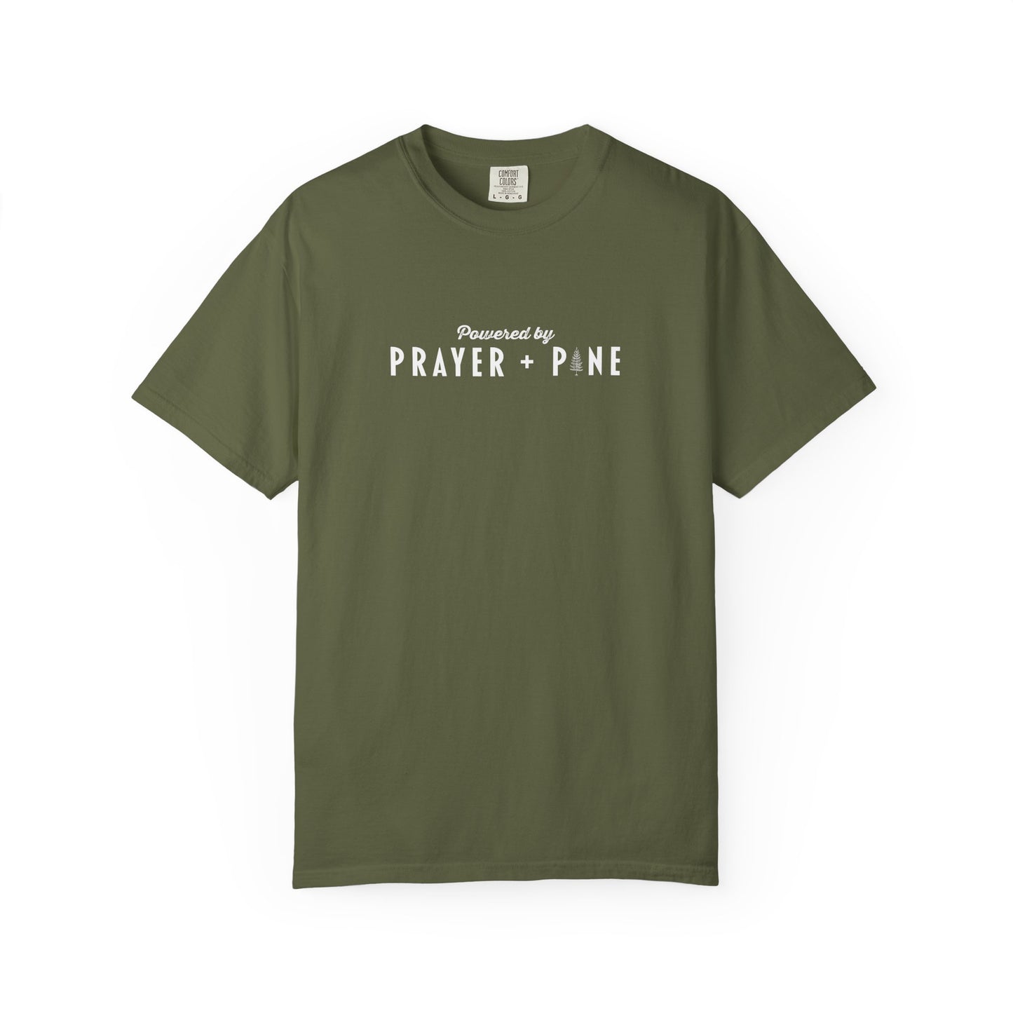 Shepherds Trail - Powered by Prayer + Pine - Christian T-Shirt