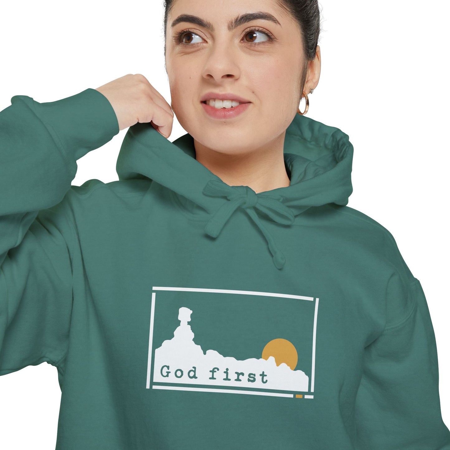 Bryce Canyon National Park - God First - Christian Hoodie