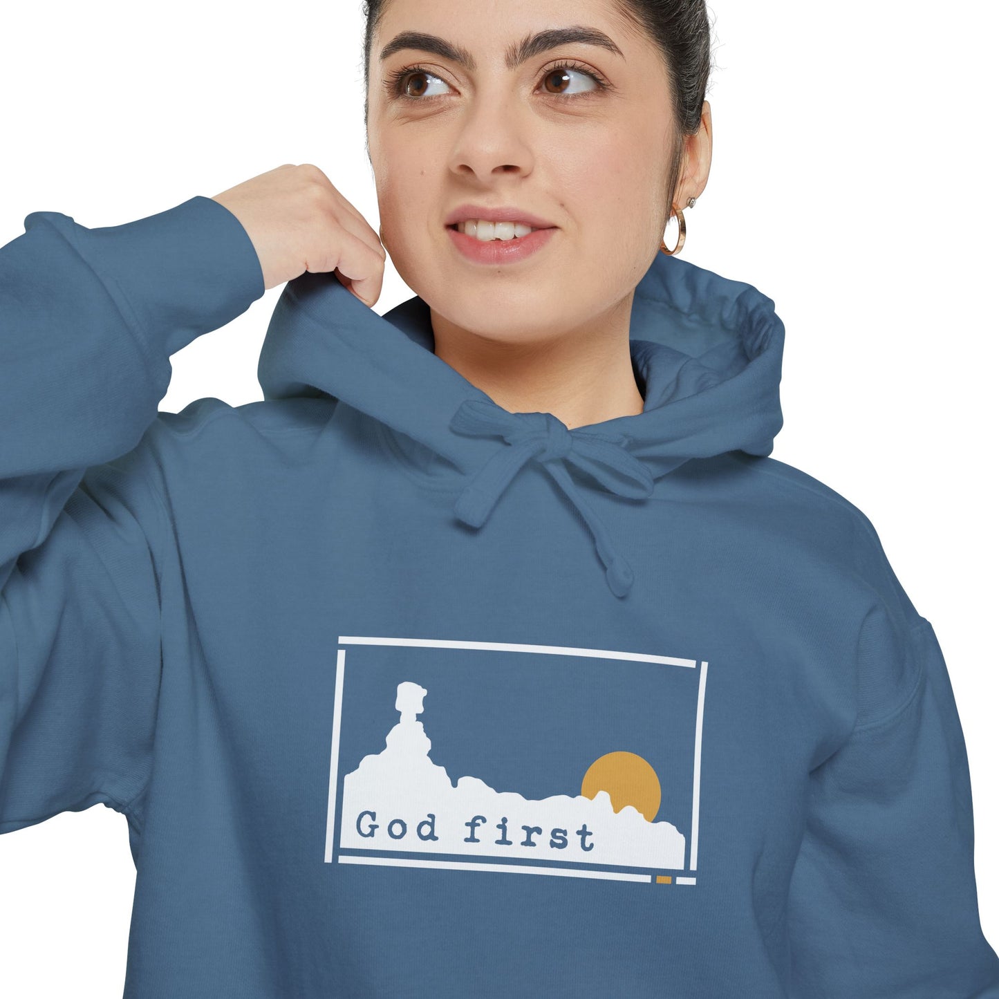 Bryce Canyon National Park - God First - Christian Hoodie