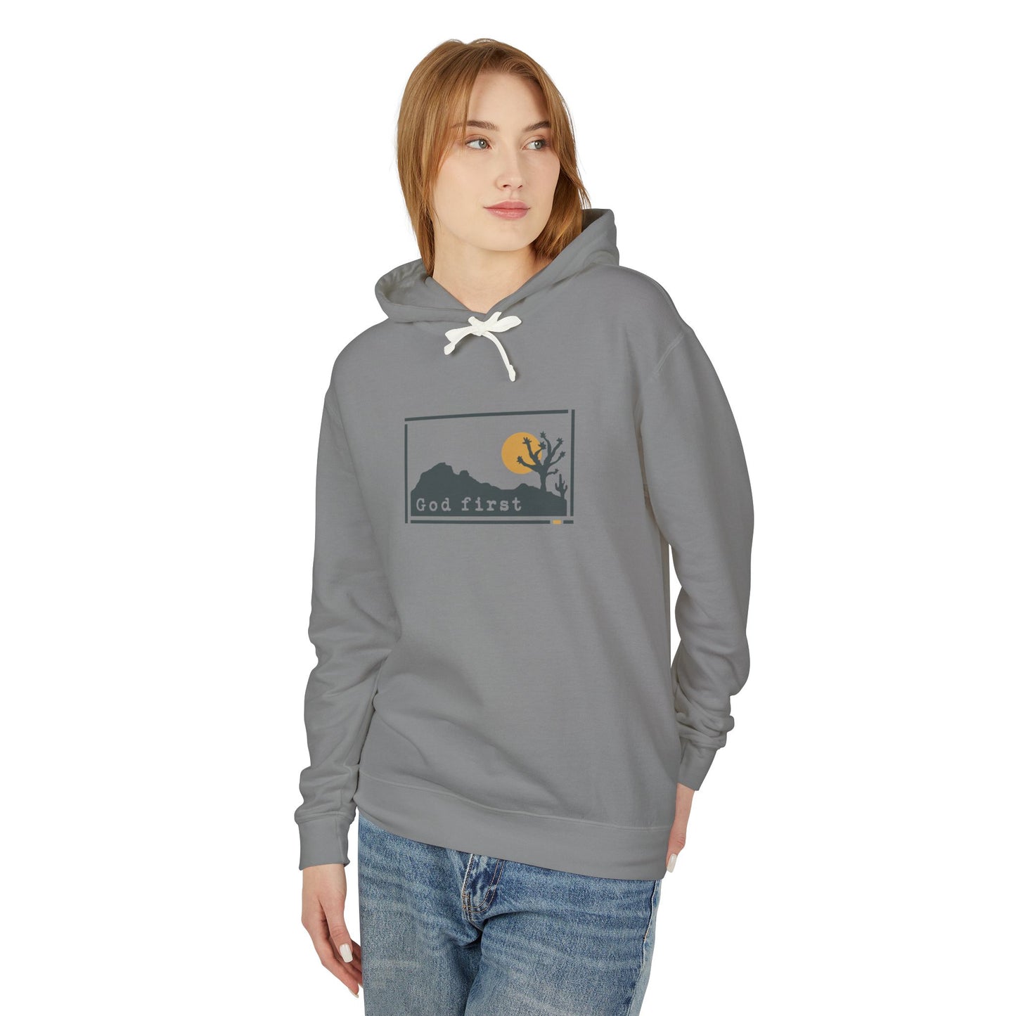Joshua Tree National Park - God First - Christian Hoodie