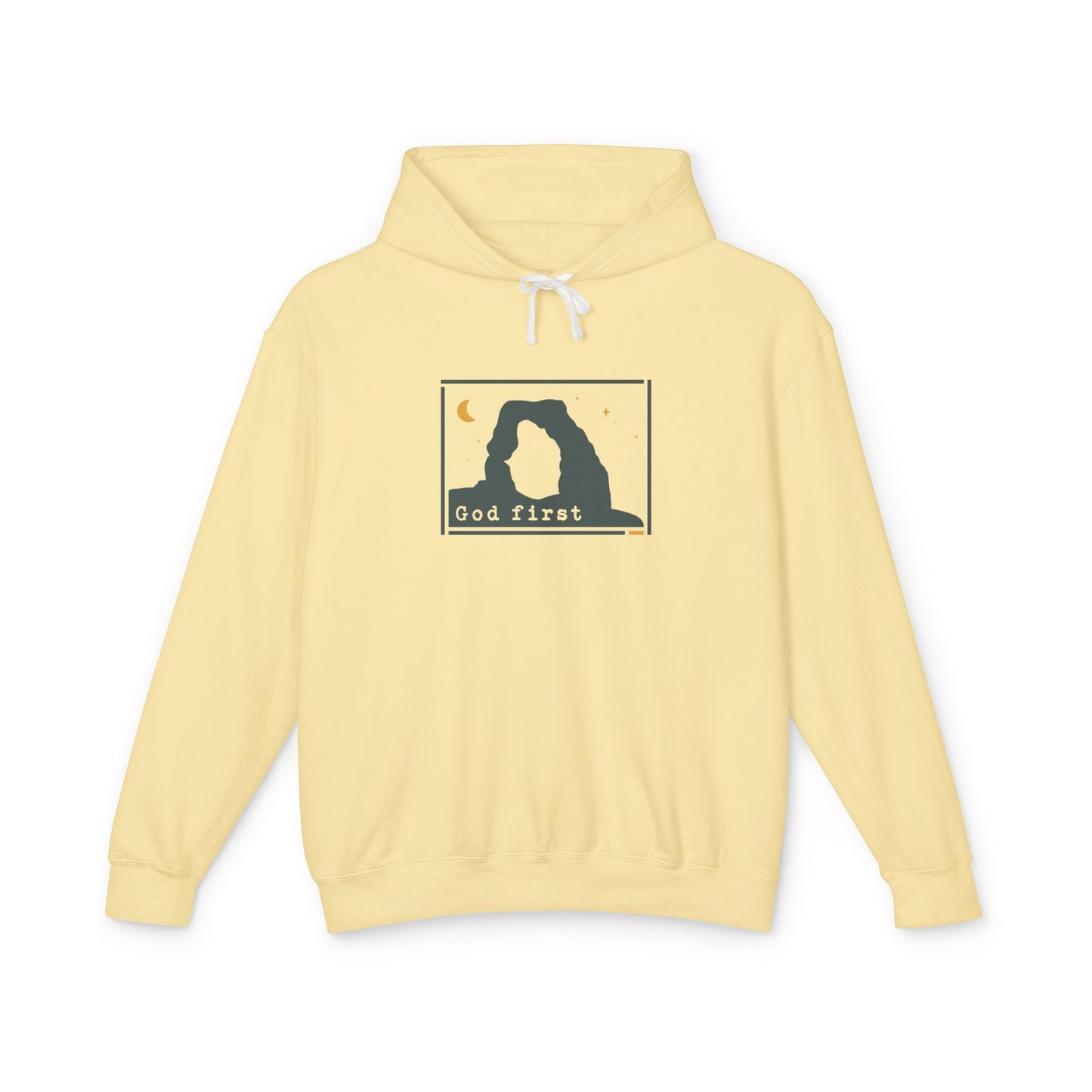 Arches National Park - God First - Christian Hoodie