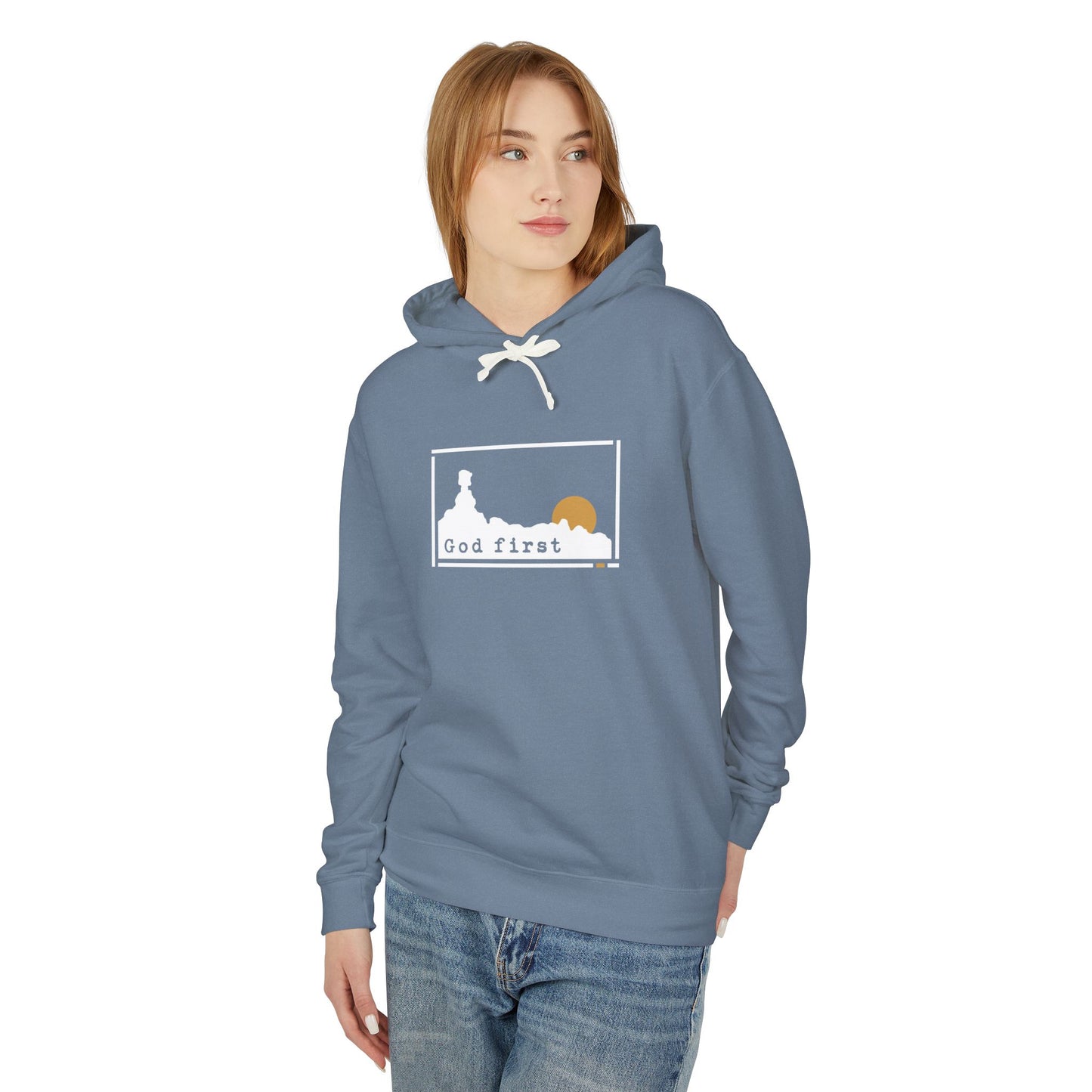 Bryce Canyon National Park - God First - Christian Hoodie (Version 2)