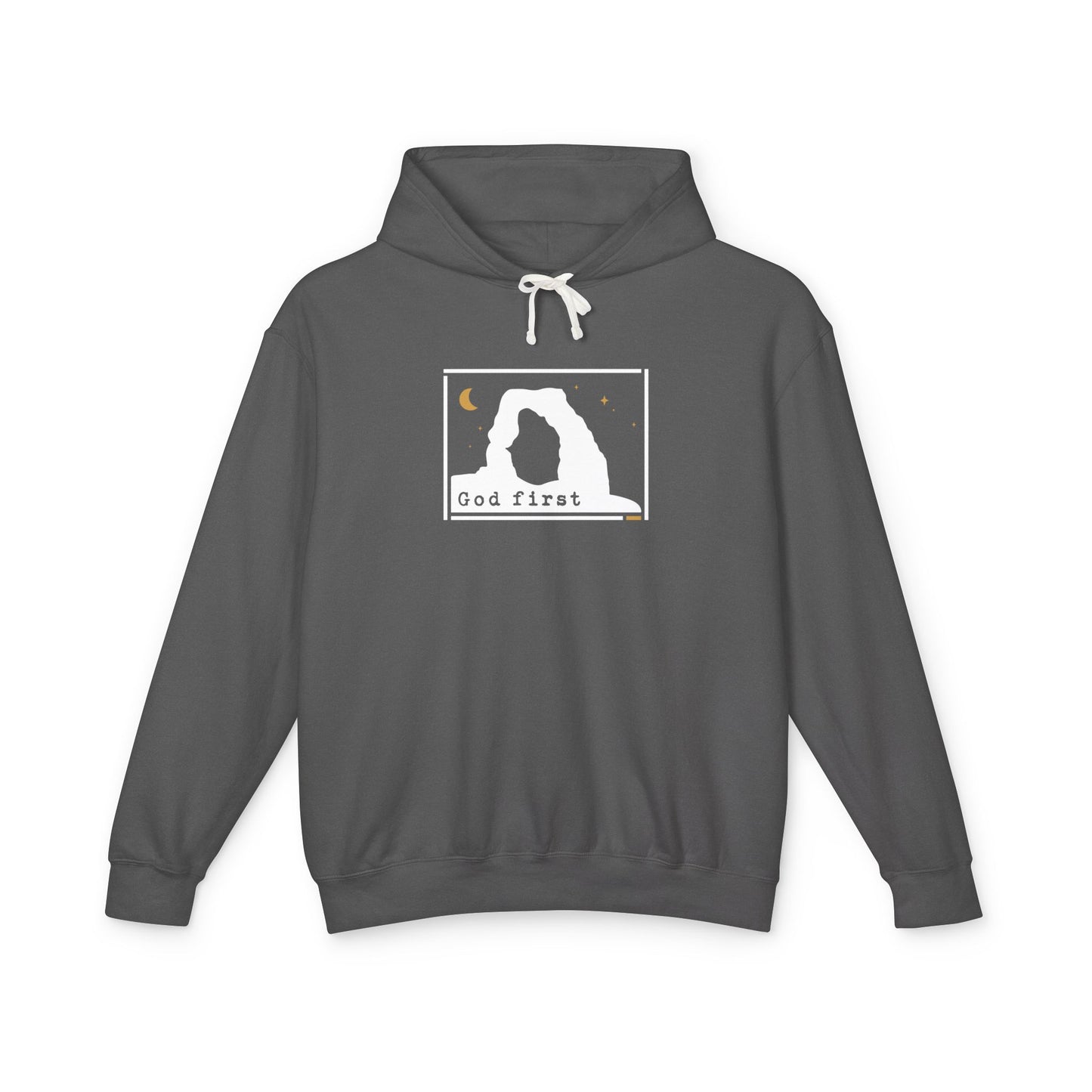 Arches National Park - God First - Christian Hoodie (Version 2)