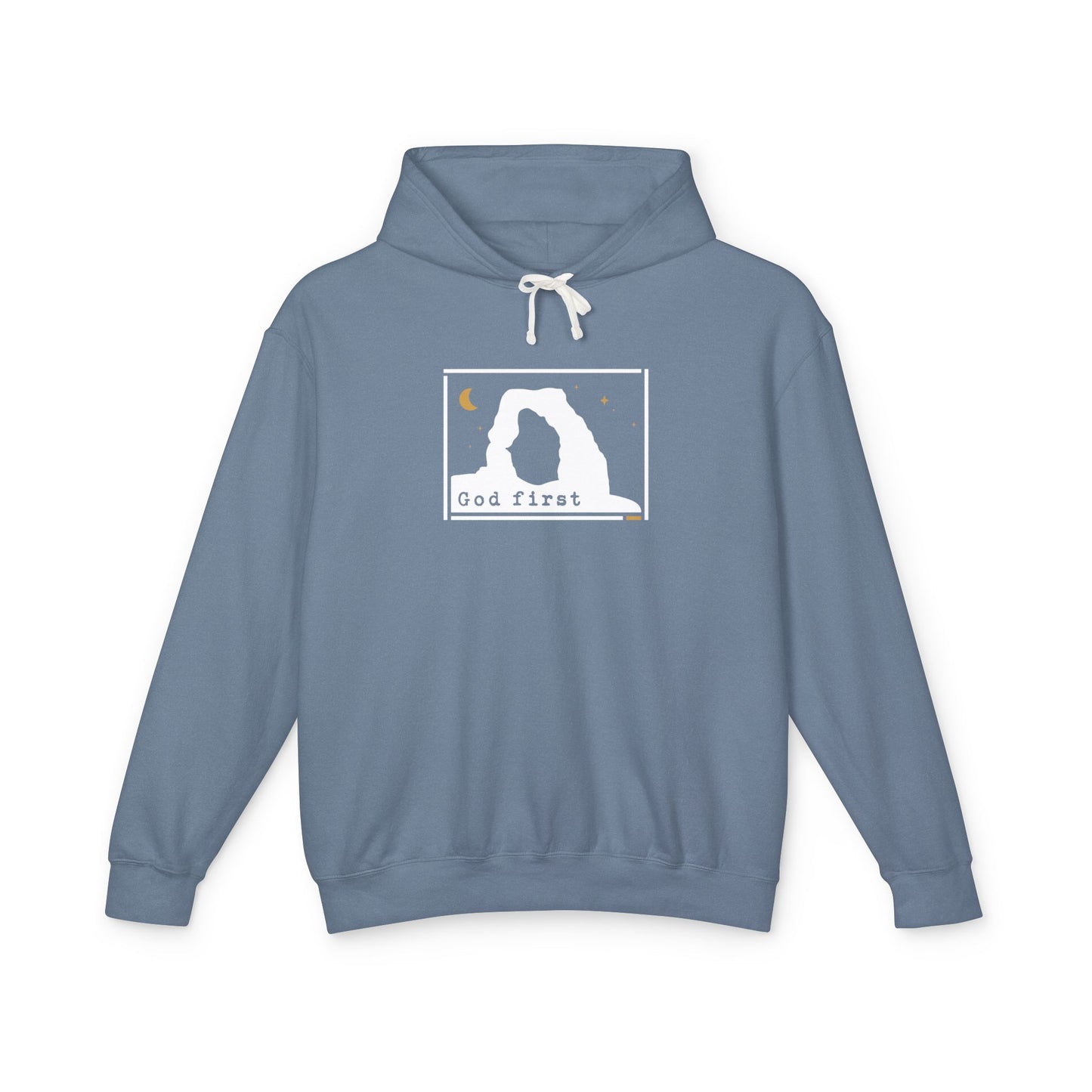 Arches National Park - God First - Christian Hoodie (Version 2)