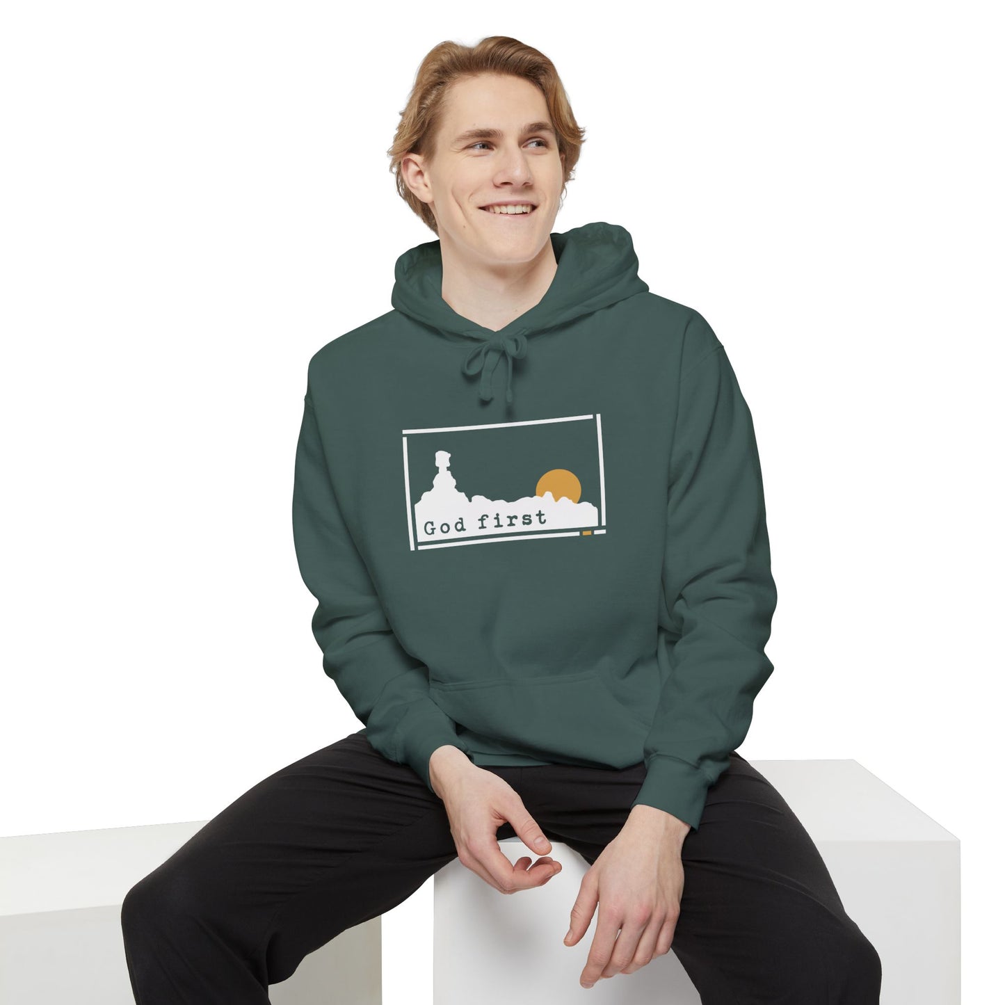 Bryce Canyon National Park - God First - Christian Hoodie