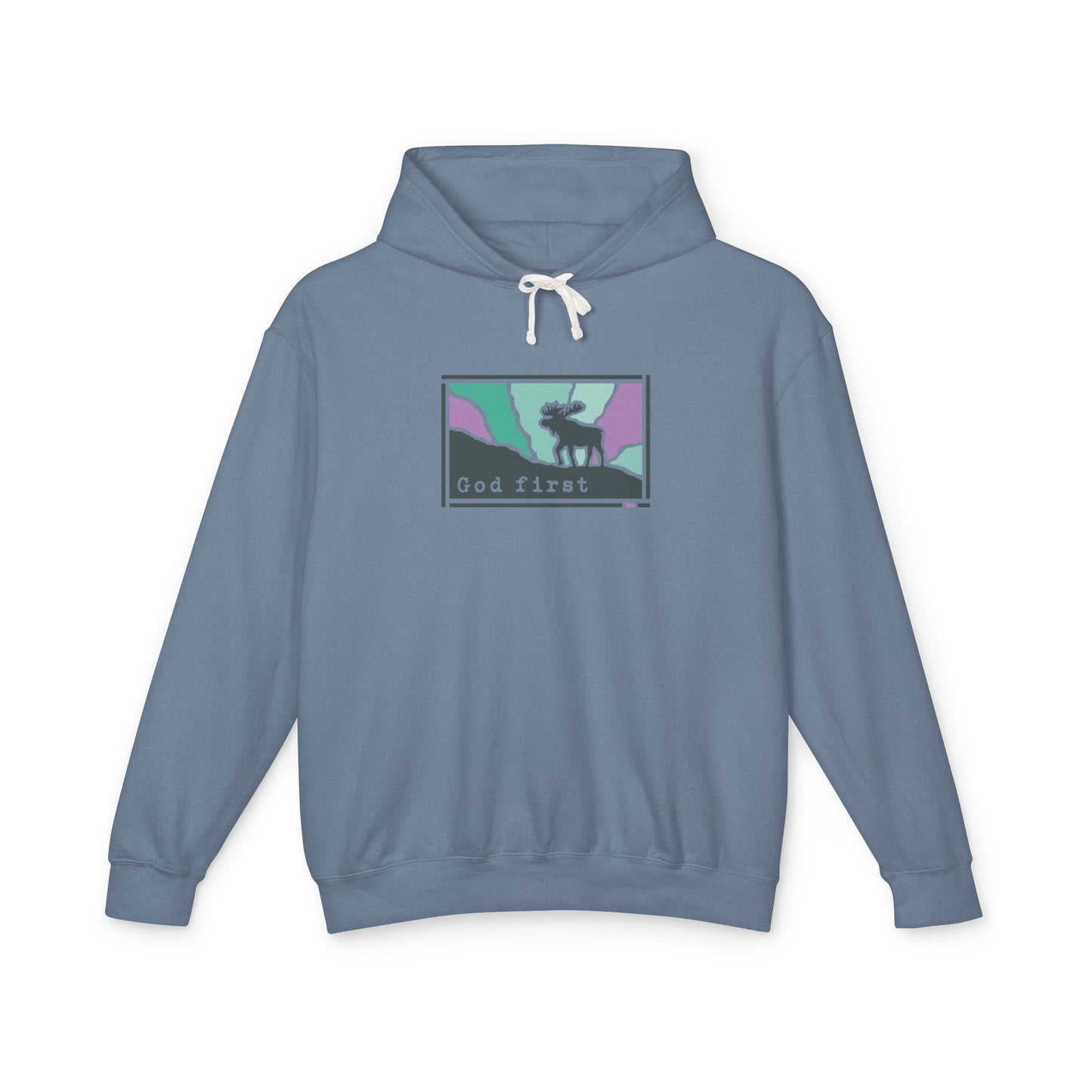 Denali National Park - God First - Christian Hoodie