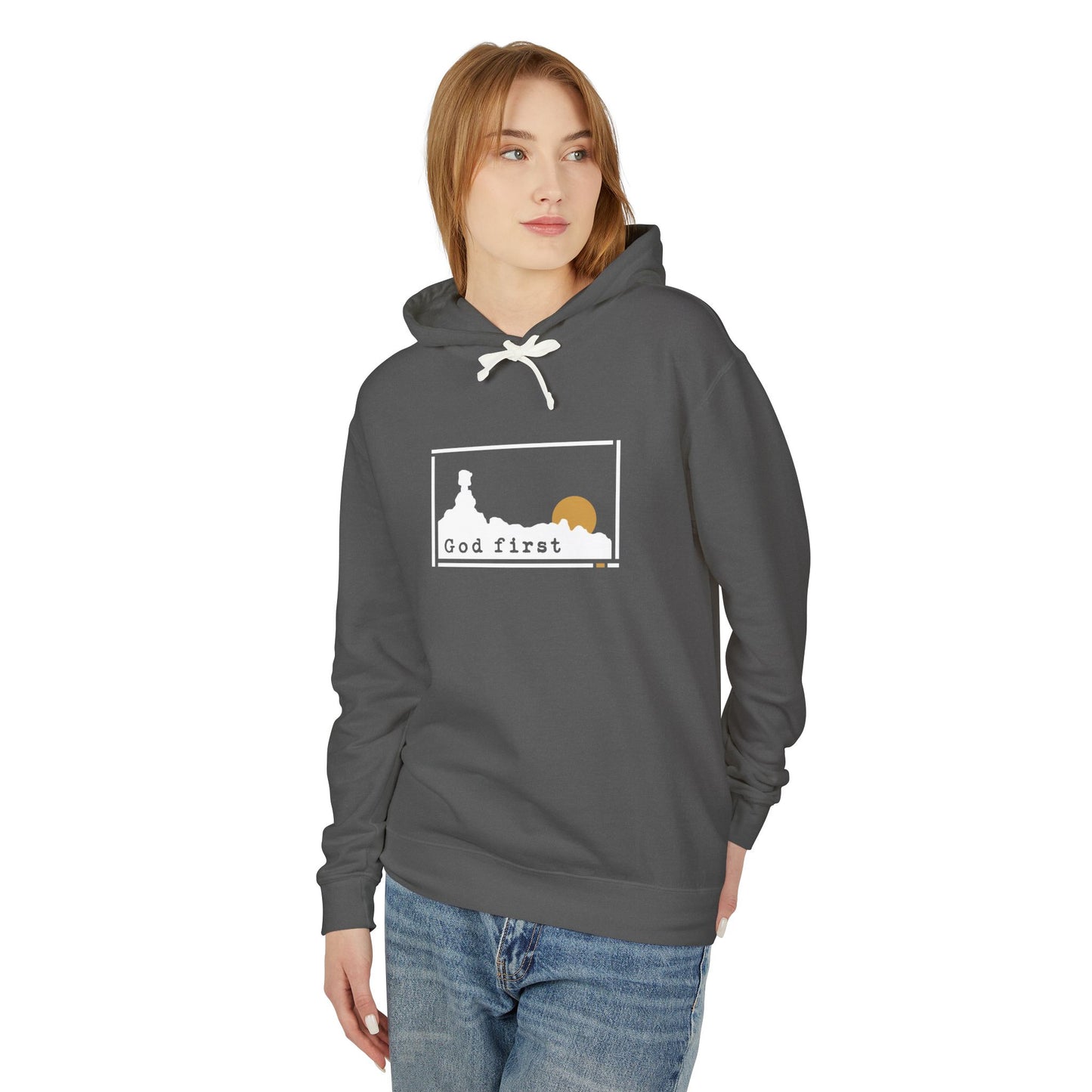 Bryce Canyon National Park - God First - Christian Hoodie (Version 2)