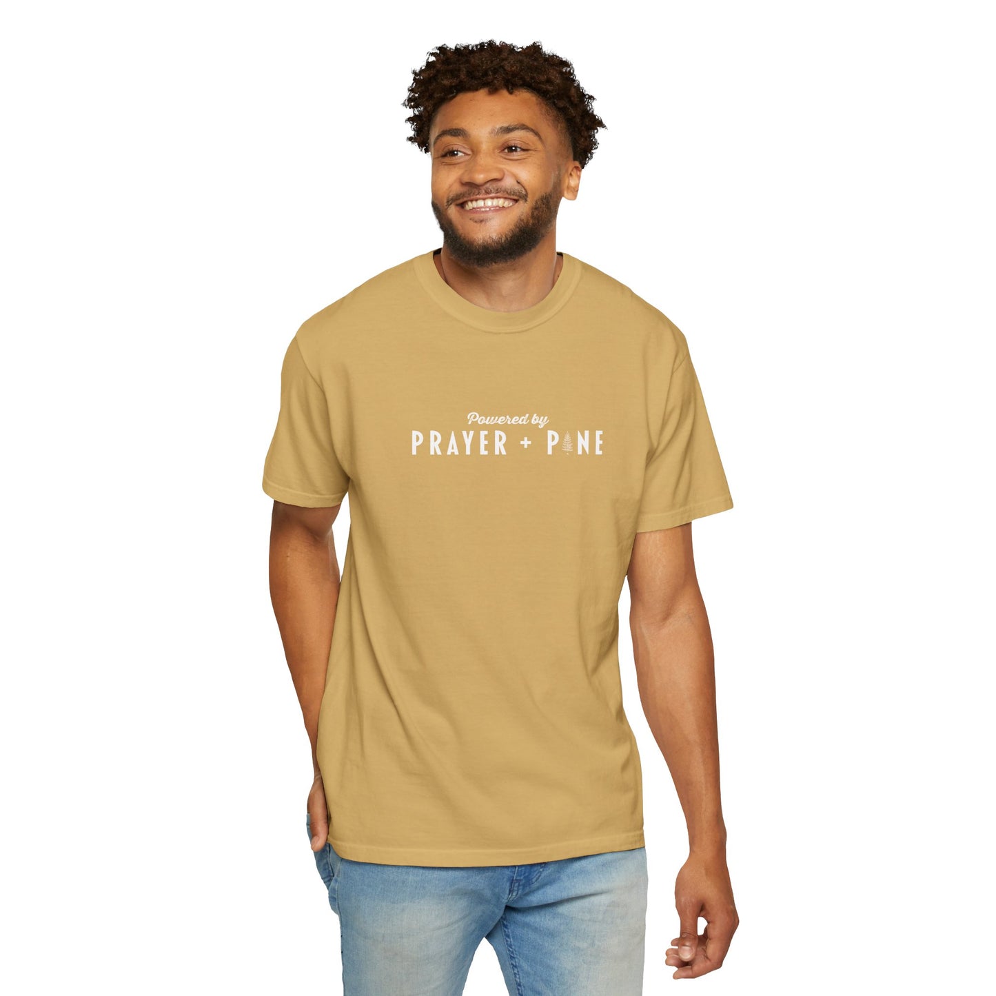 Shepherds Trail - Powered by Prayer + Pine - Christian T-Shirt