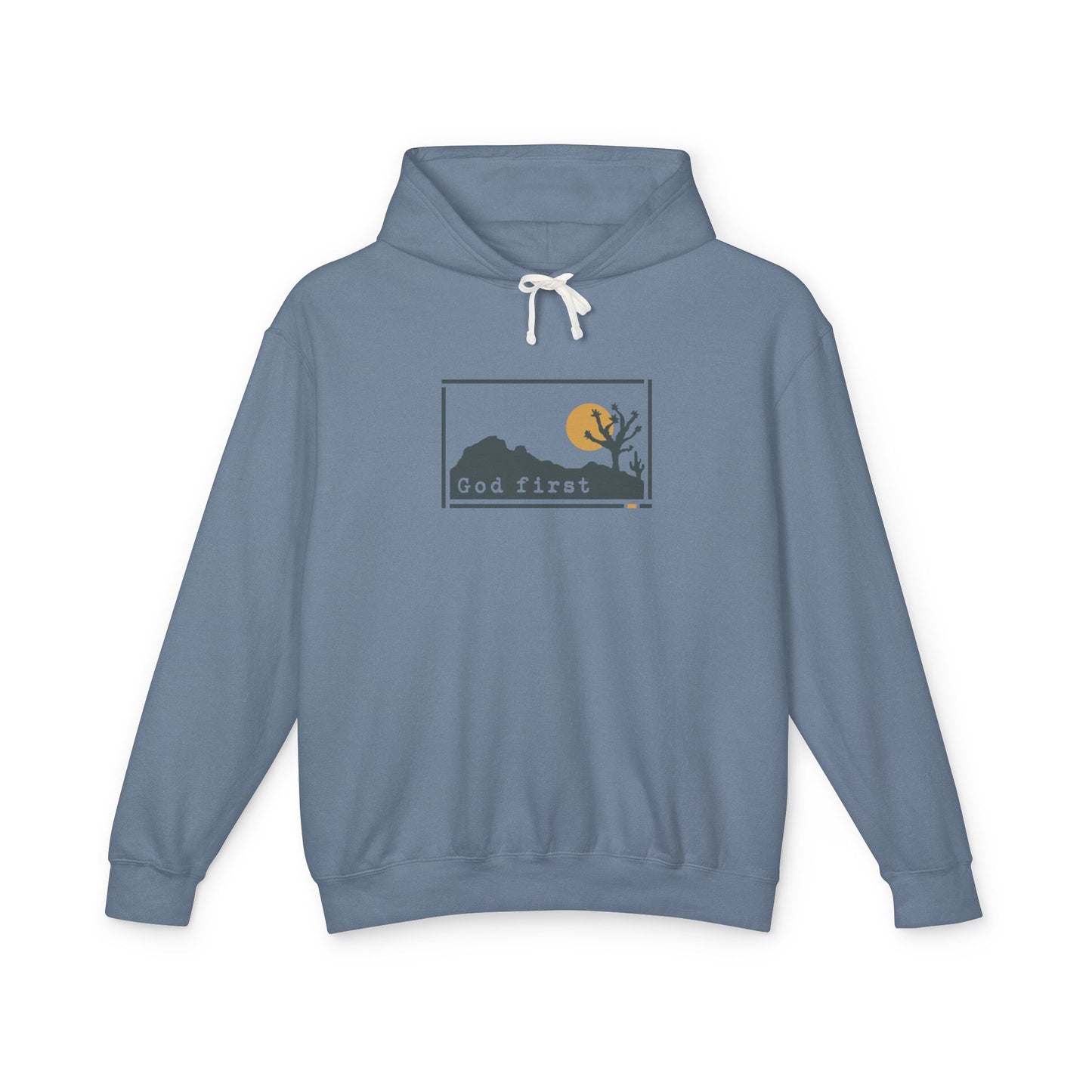Joshua Tree National Park - God First - Christian Hoodie
