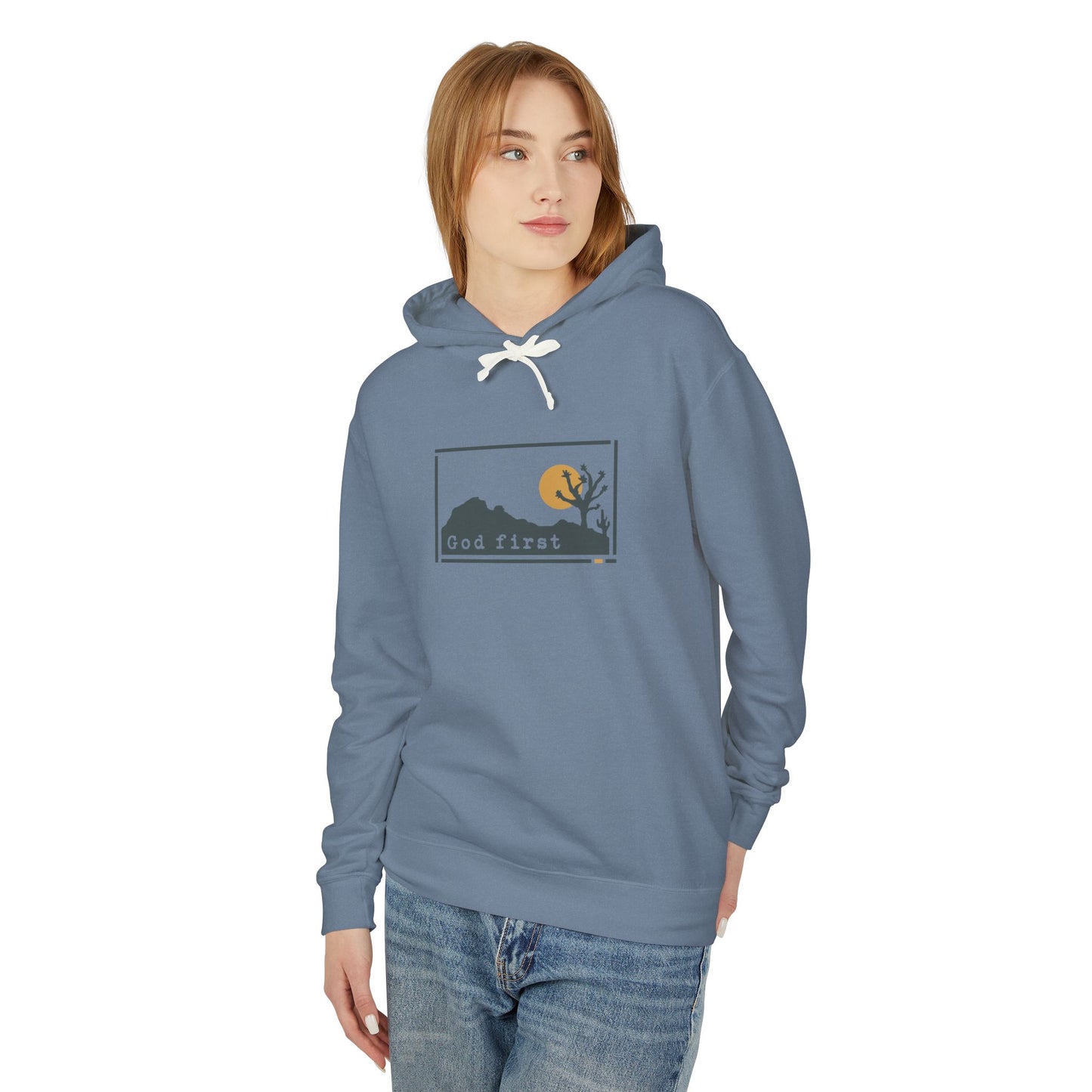 Joshua Tree National Park - God First - Christian Hoodie