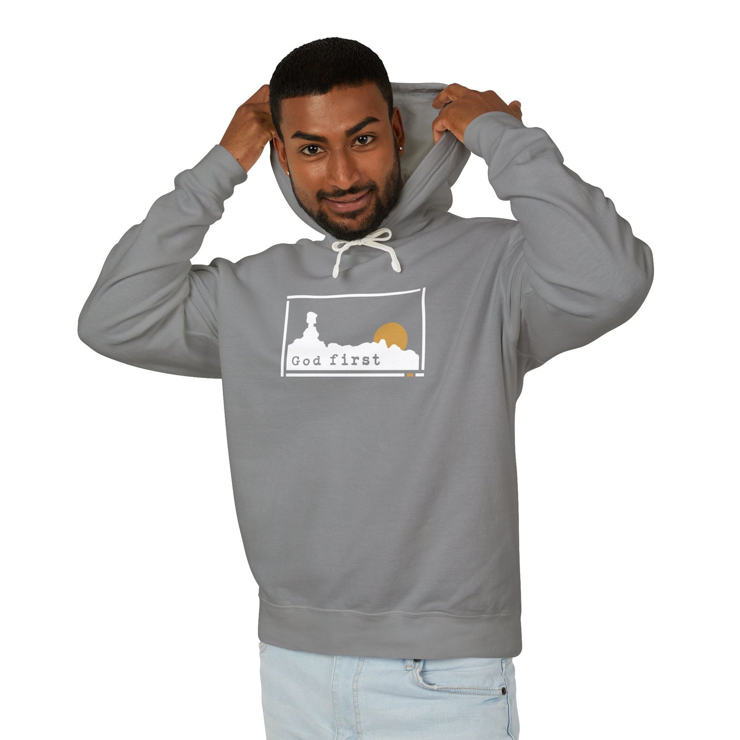Bryce Canyon National Park - God First - Christian Hoodie (Version 2)